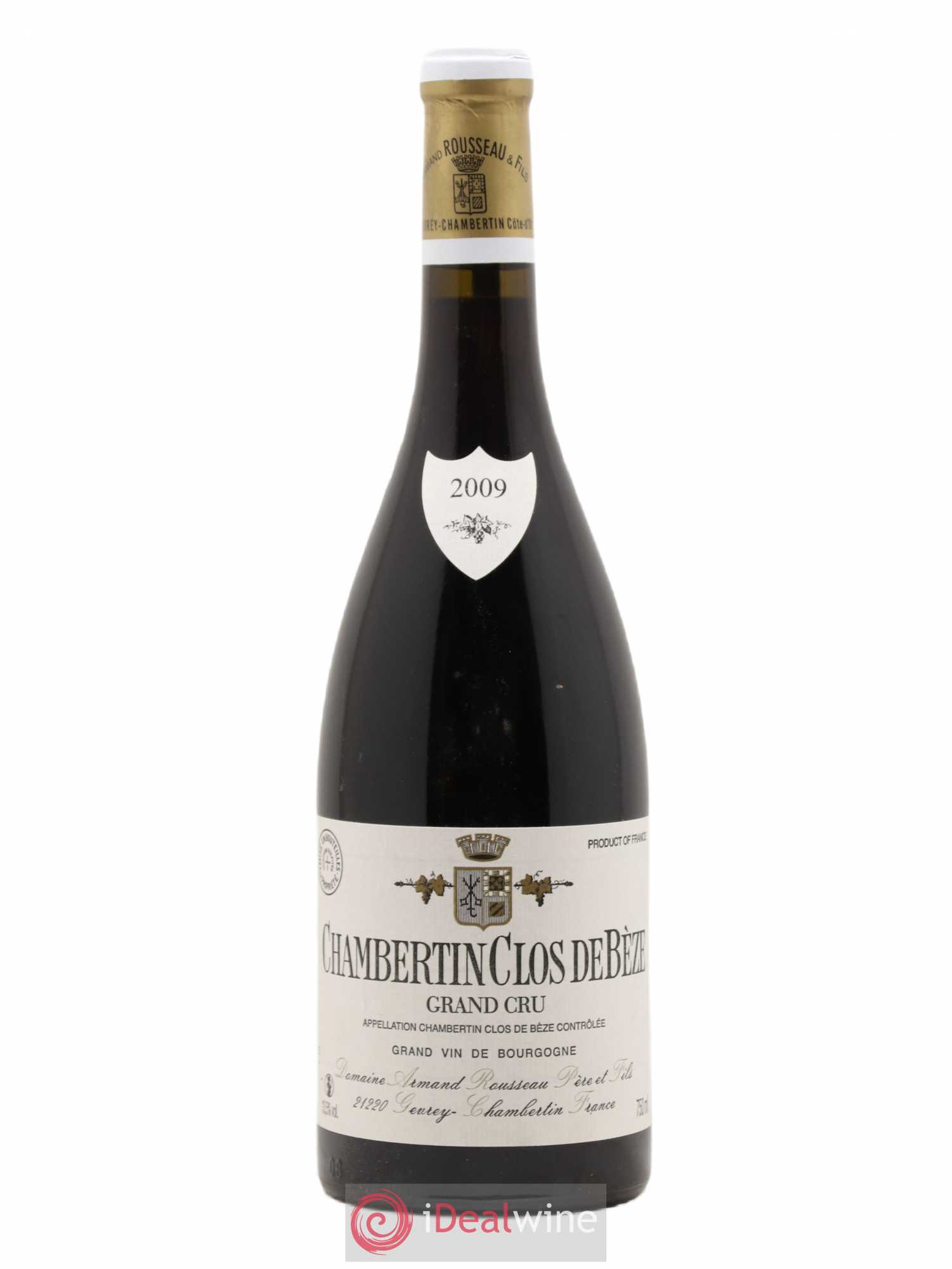 Chambertin Clos de Bèze Grand Cru Armand Rousseau (Domaine) 2009 - Lot de 1 bouteille - 0