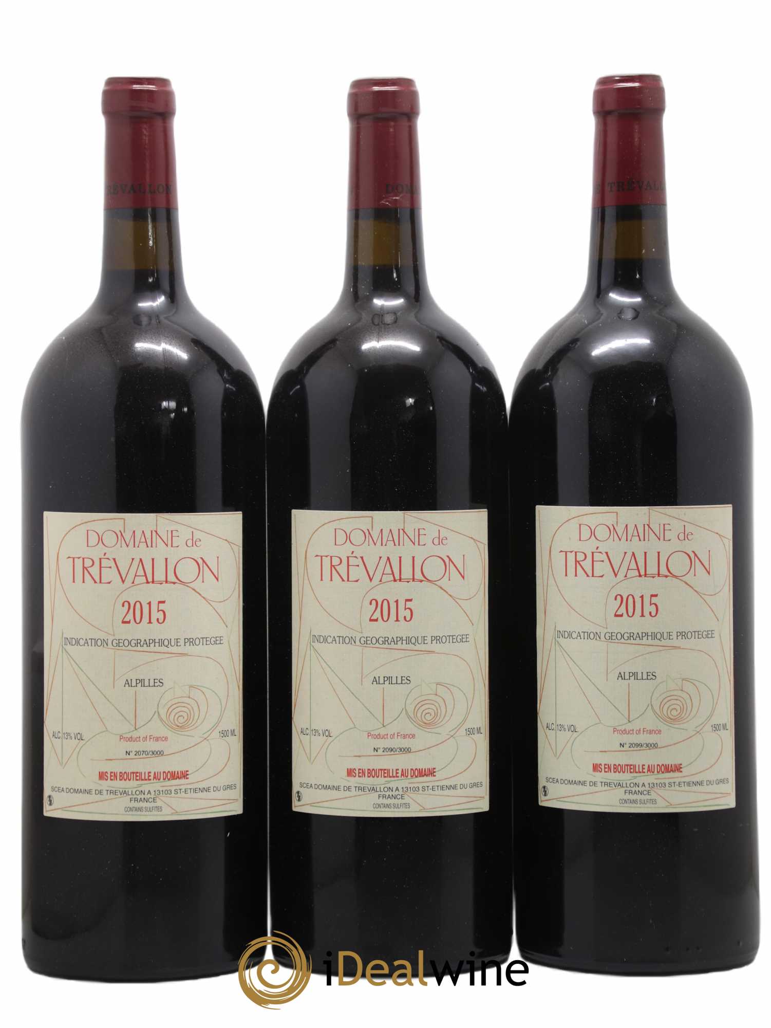 Alpilles Trévallon (Domaine de) Eloi Dürrbach 2015 - Lot de 3 magnums - 0