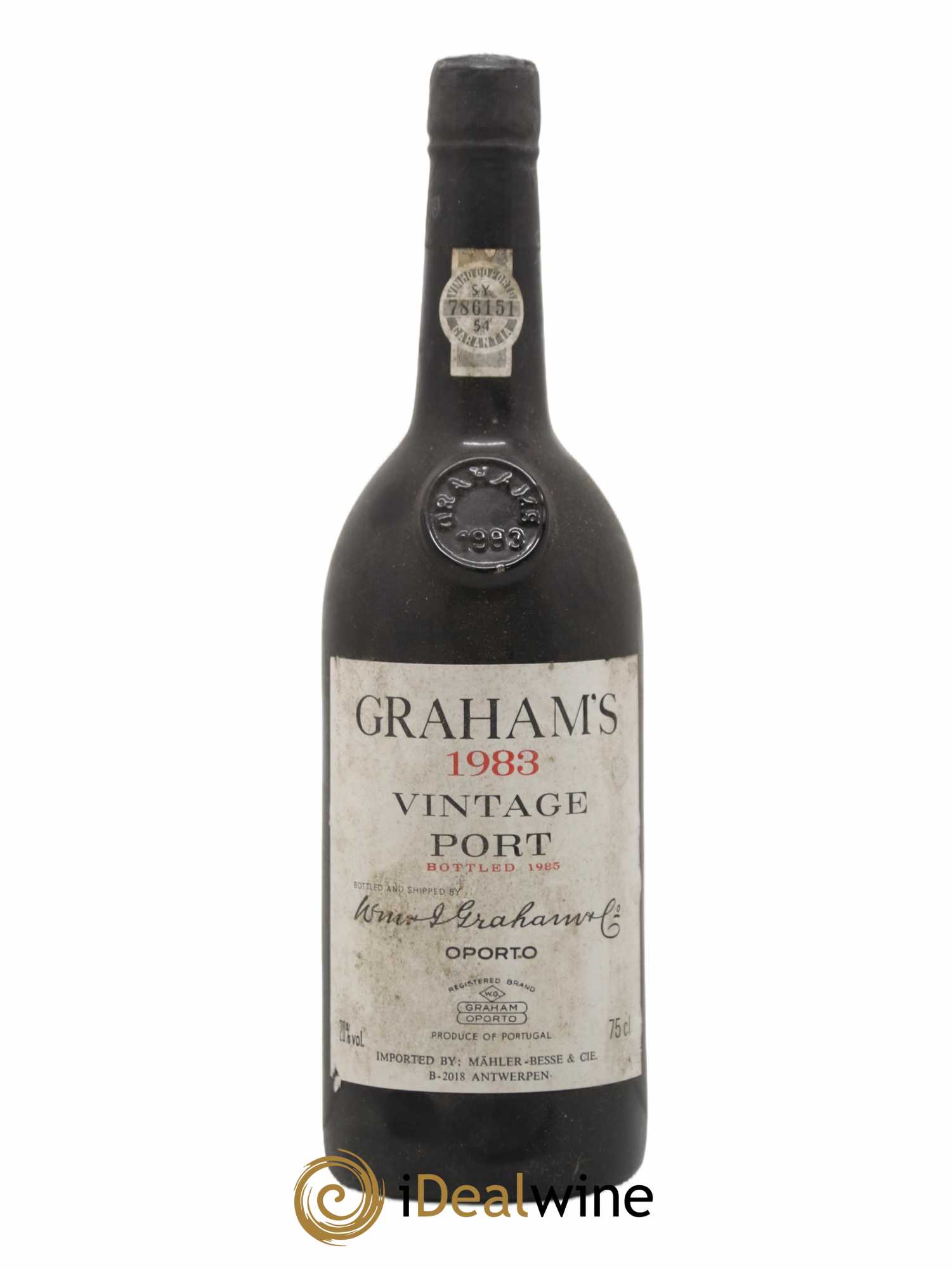 Porto W&J Graham' Vintage 1983 - Lot de 1 bouteille - 0