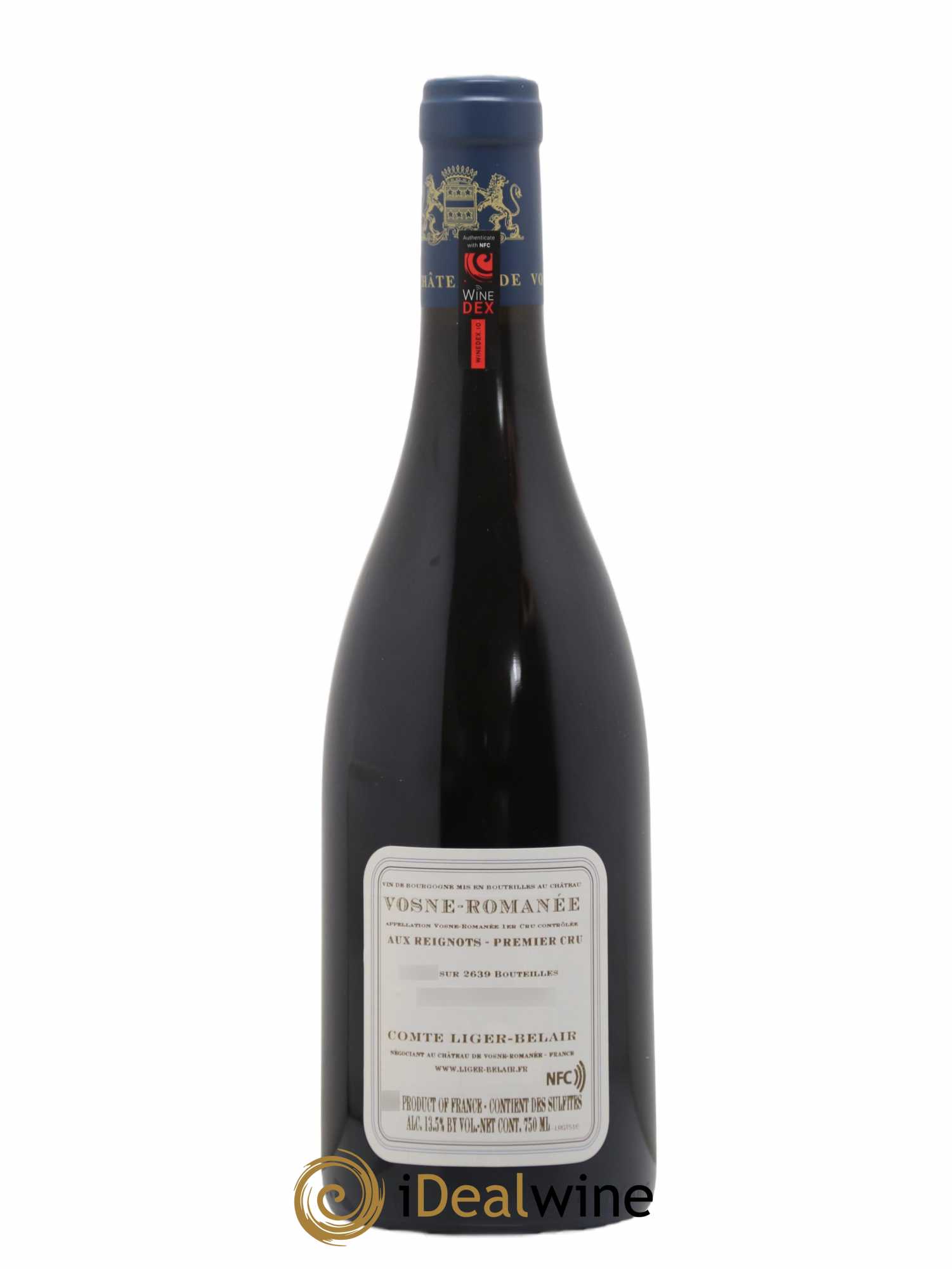 Vosne-Romanée 1er Cru Aux Reignots Ch. de Vosne-Romanée Comte Liger-Belair (Domaine du) 2016 - Lot de 1 bouteille - 1