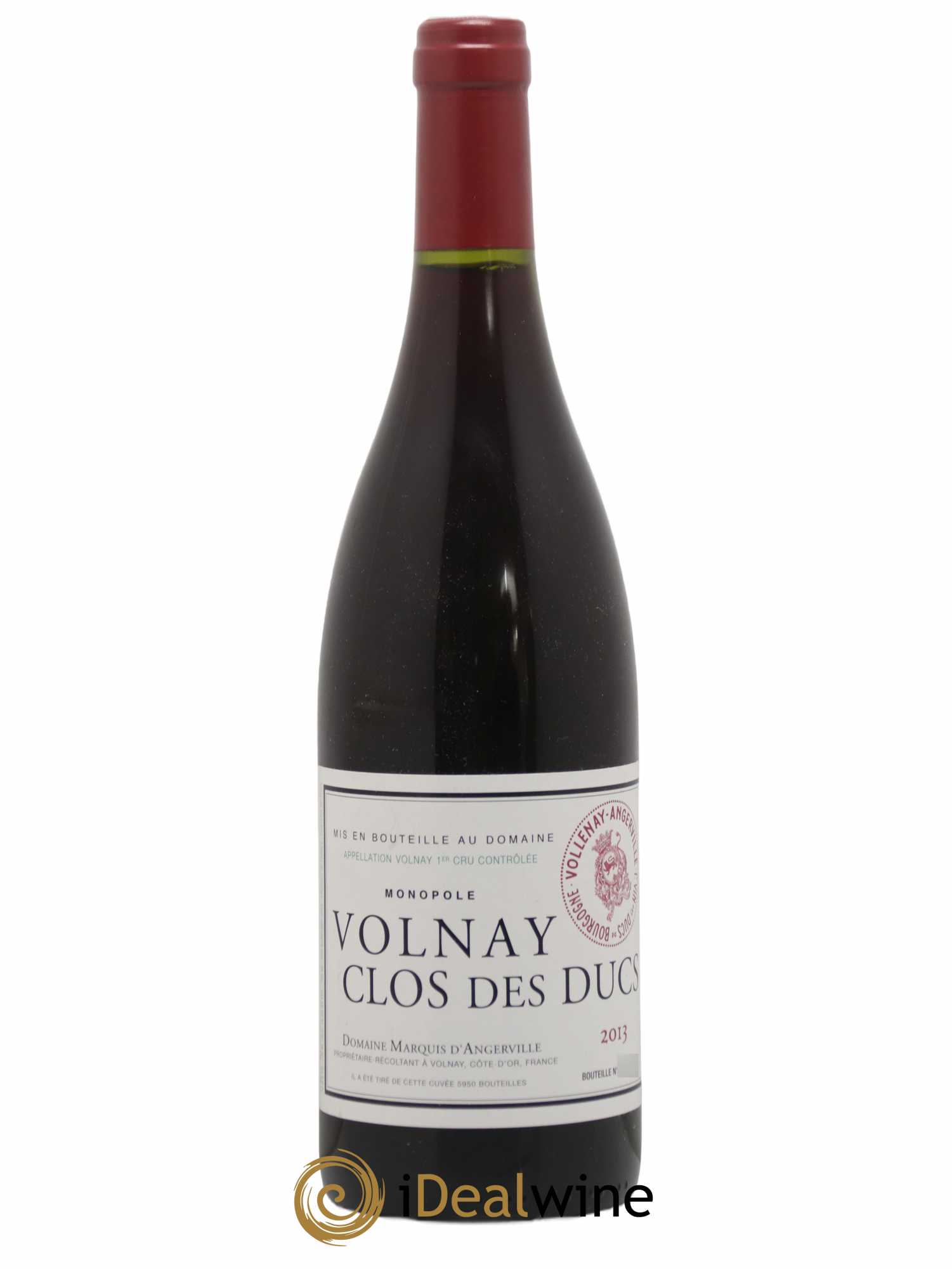Volnay 1er Cru Clos des Ducs Marquis d'Angerville (Domaine) 2013 - Lot de 1 bouteille - 0