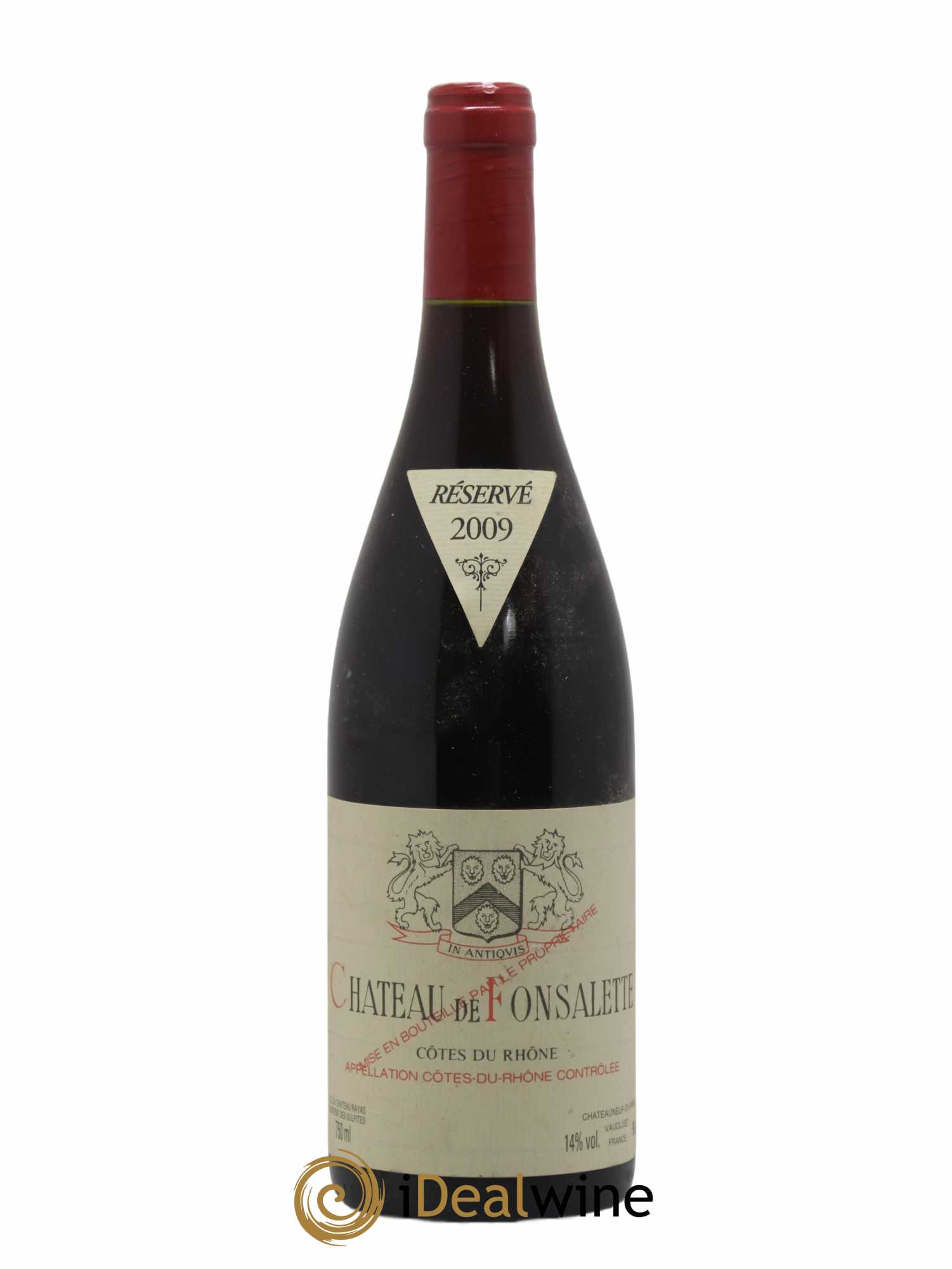 Côtes-du-Rhône Château de Fonsalette Emmanuel Reynaud 2009 - Lot de 1 bouteille - 0