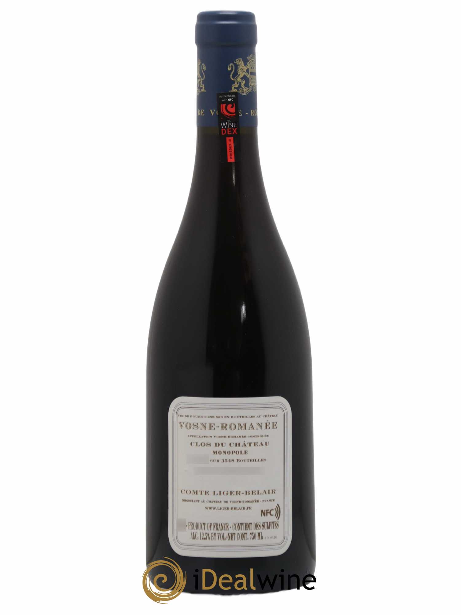 Vosne-Romanée Clos du Château Comte Liger-Belair (Domaine du) 2016 - Lot de 1 bouteille - 1