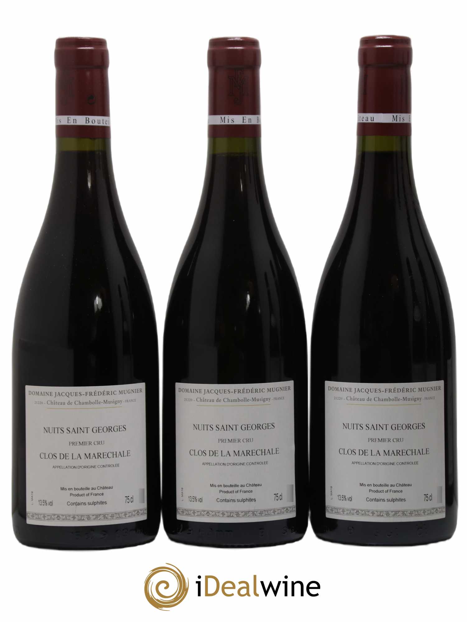 Nuits-Saint-Georges 1er Cru Clos de La Maréchale Jacques-Frédéric Mugnier 2019 - Lot de 6 bouteilles - 2