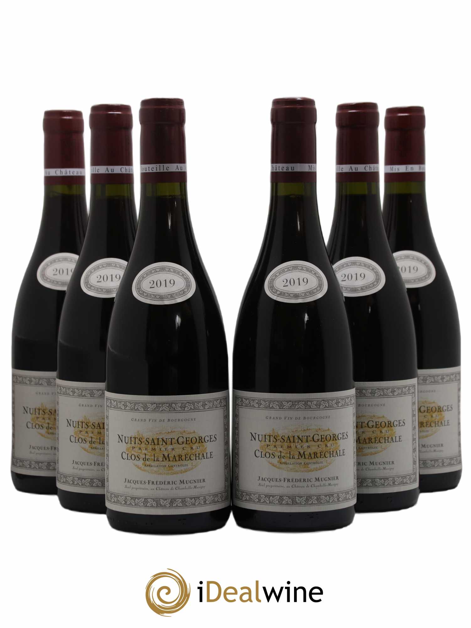 Nuits-Saint-Georges 1er Cru Clos de La Maréchale Jacques-Frédéric Mugnier 2019 - Lot de 6 bouteilles - 0