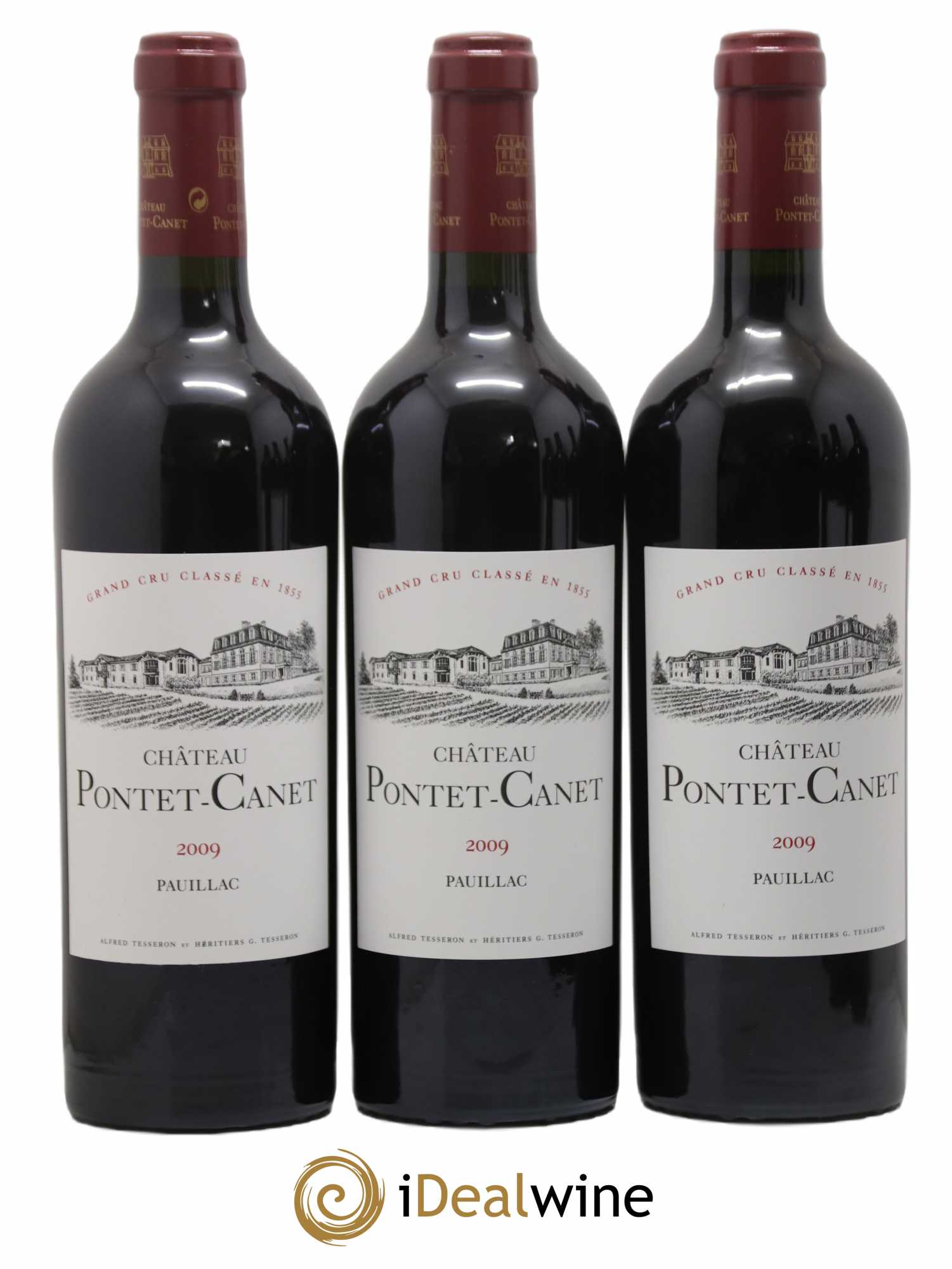 Château Pontet Canet 5ème Grand Cru Classé 2009 - Lot de 6 bouteilles - 1