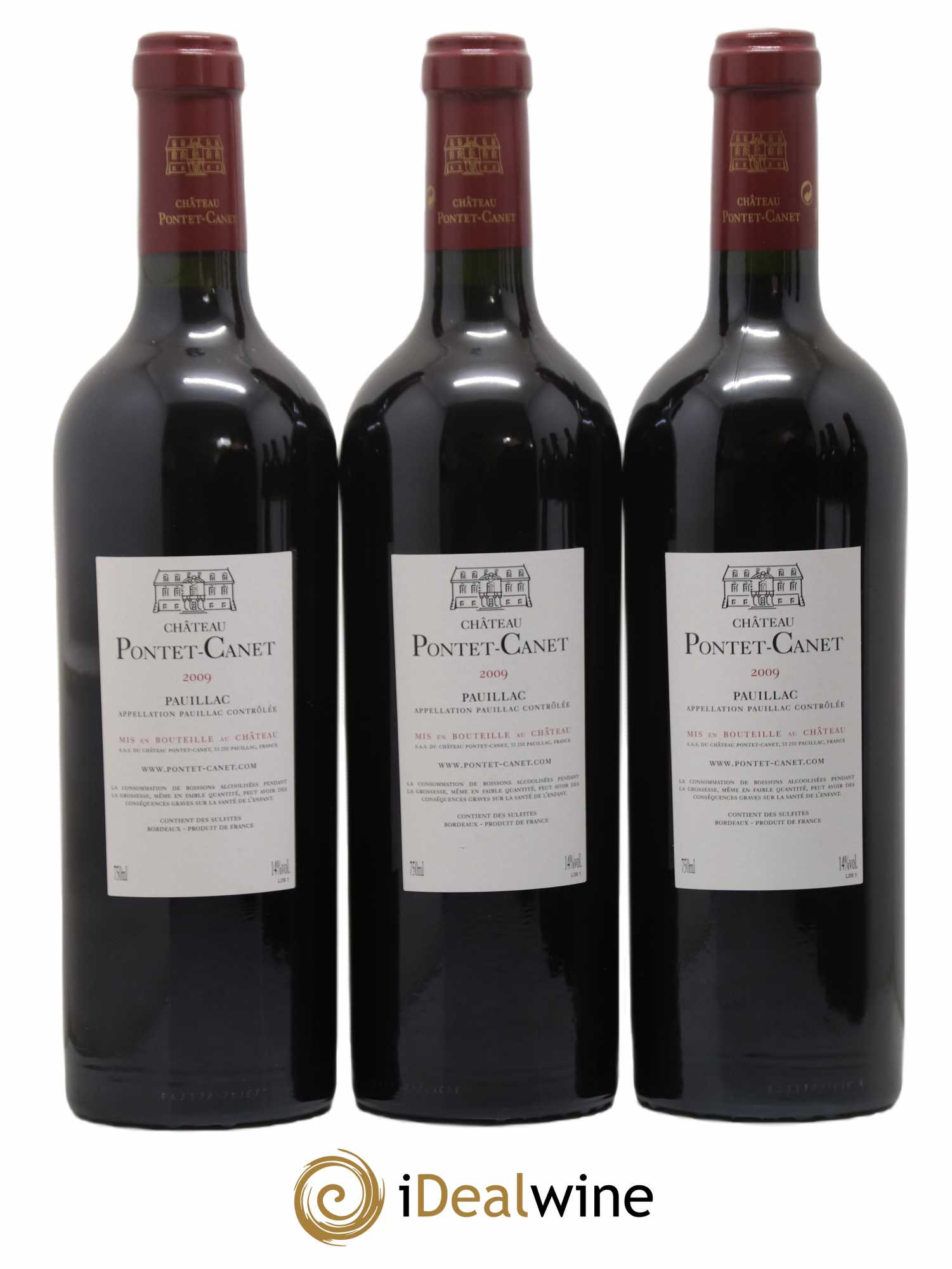 Château Pontet Canet 5ème Grand Cru Classé 2009 - Lot de 6 bouteilles - 2