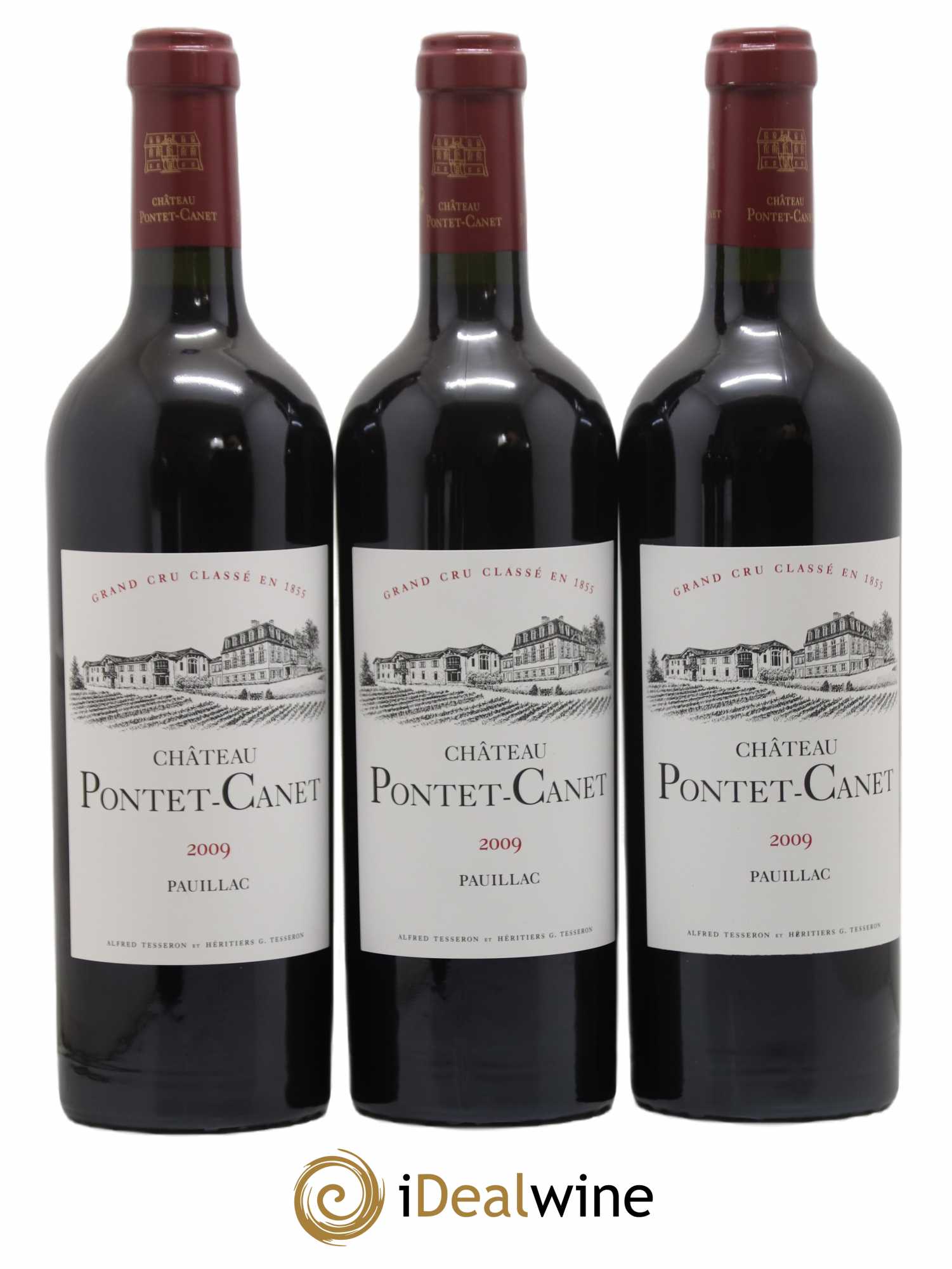 Château Pontet Canet 5ème Grand Cru Classé 2009 - Lot de 6 bouteilles - 3