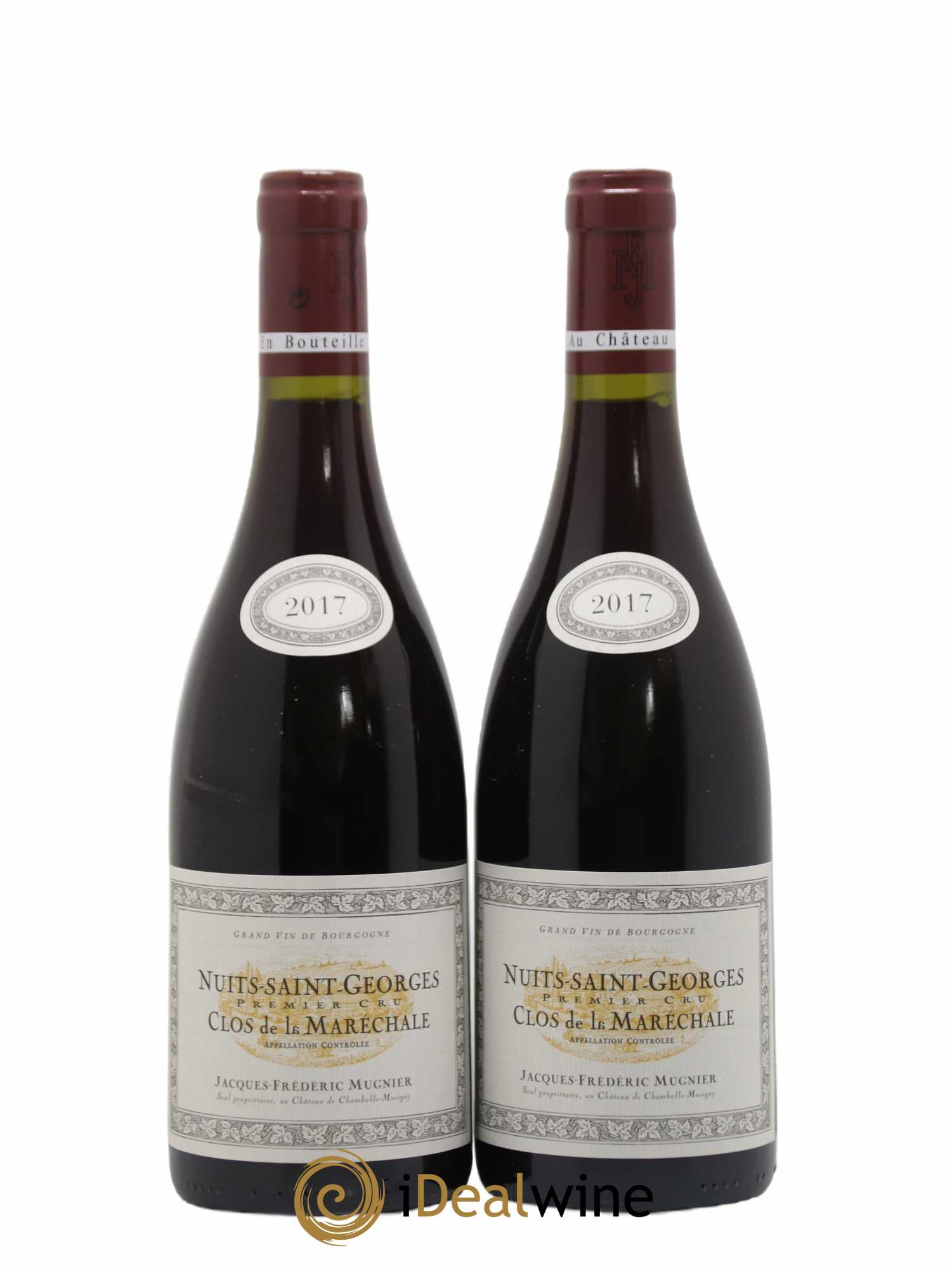 Nuits-Saint-Georges 1er Cru Clos de La Maréchale Jacques-Frédéric Mugnier 2017 - Lot de 2 bouteilles - 0