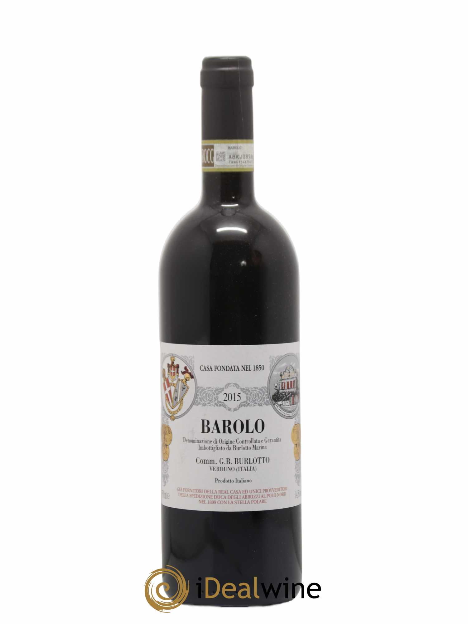Barolo DOCG Comm. Giovan Battista Burlotto 2015 - Lot de 1 bouteille - 0