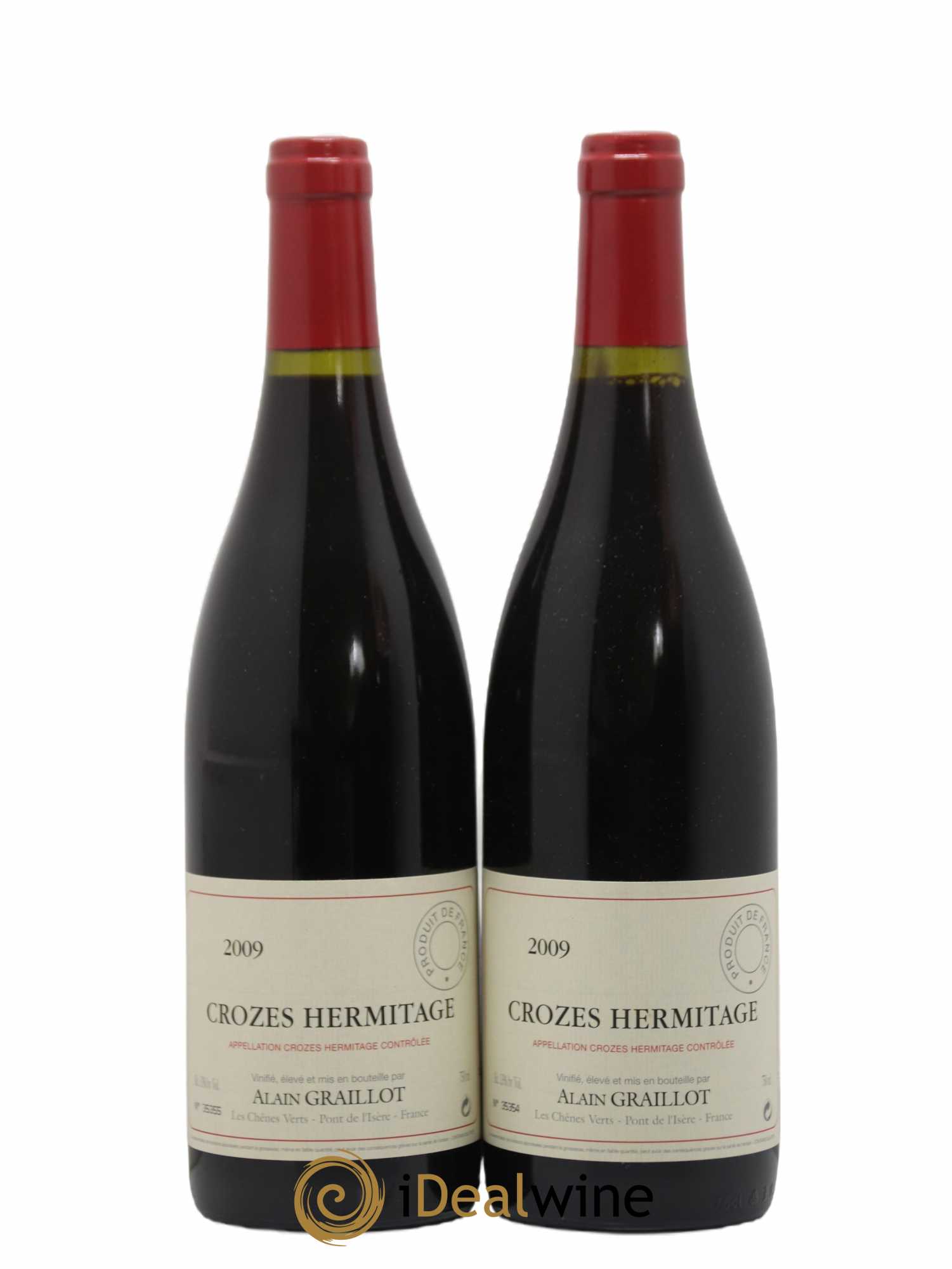 Crozes-Hermitage Domaine Graillot 2009 - Lot de 2 bouteilles - 0