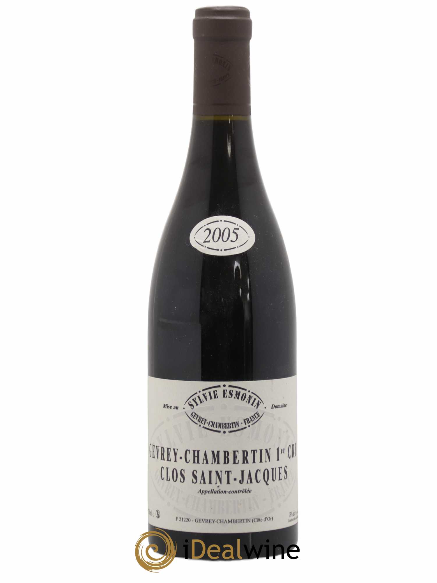 Gevrey-Chambertin 1er Cru Clos Saint Jacques Sylvie Esmonin 2005 - Lot de 1 bouteille - 0