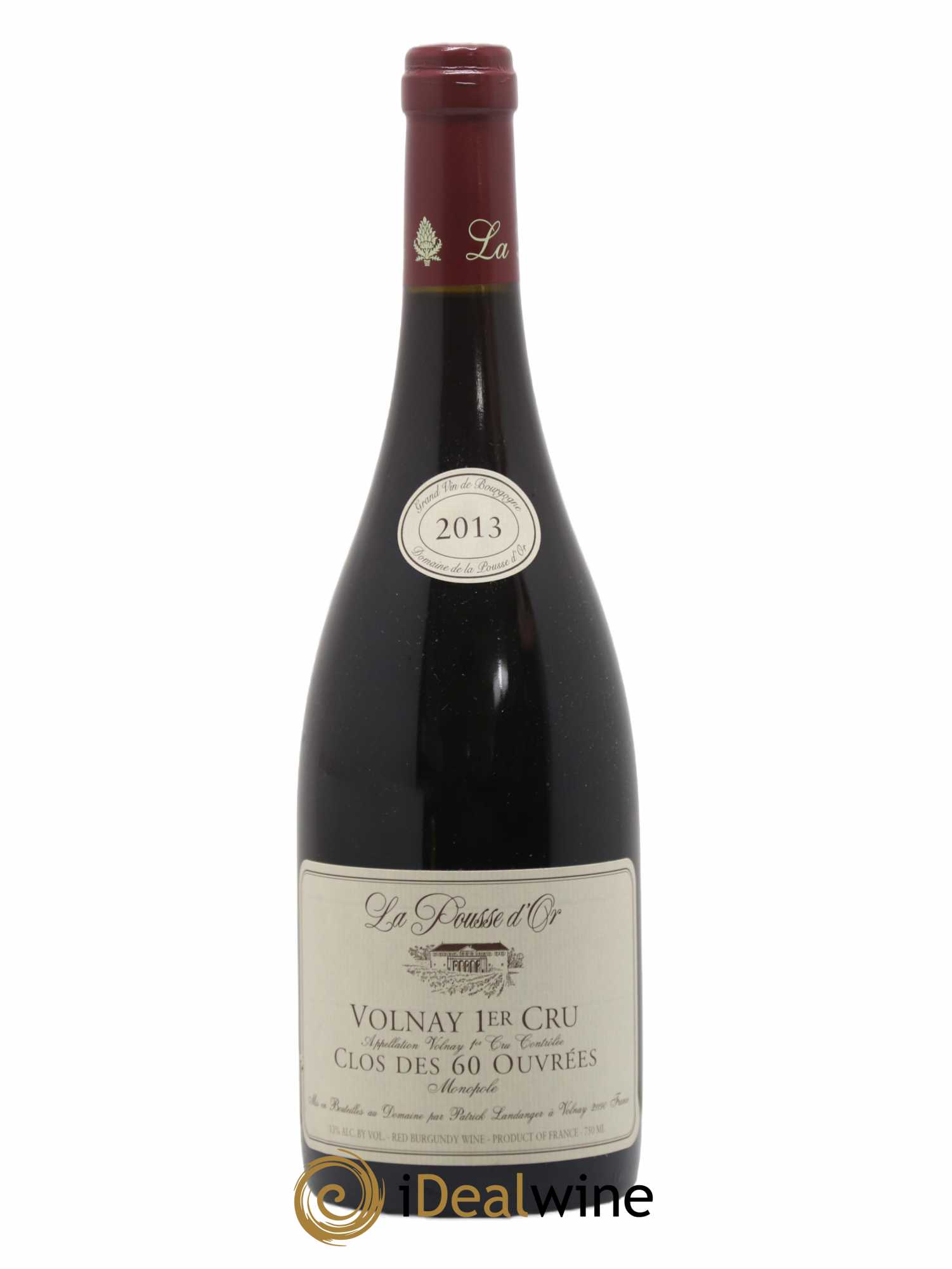 Volnay 1er Cru Clos des 60 ouvrées La Pousse d'Or (Domaine de) 2013 - Lot de 1 bouteille - 0