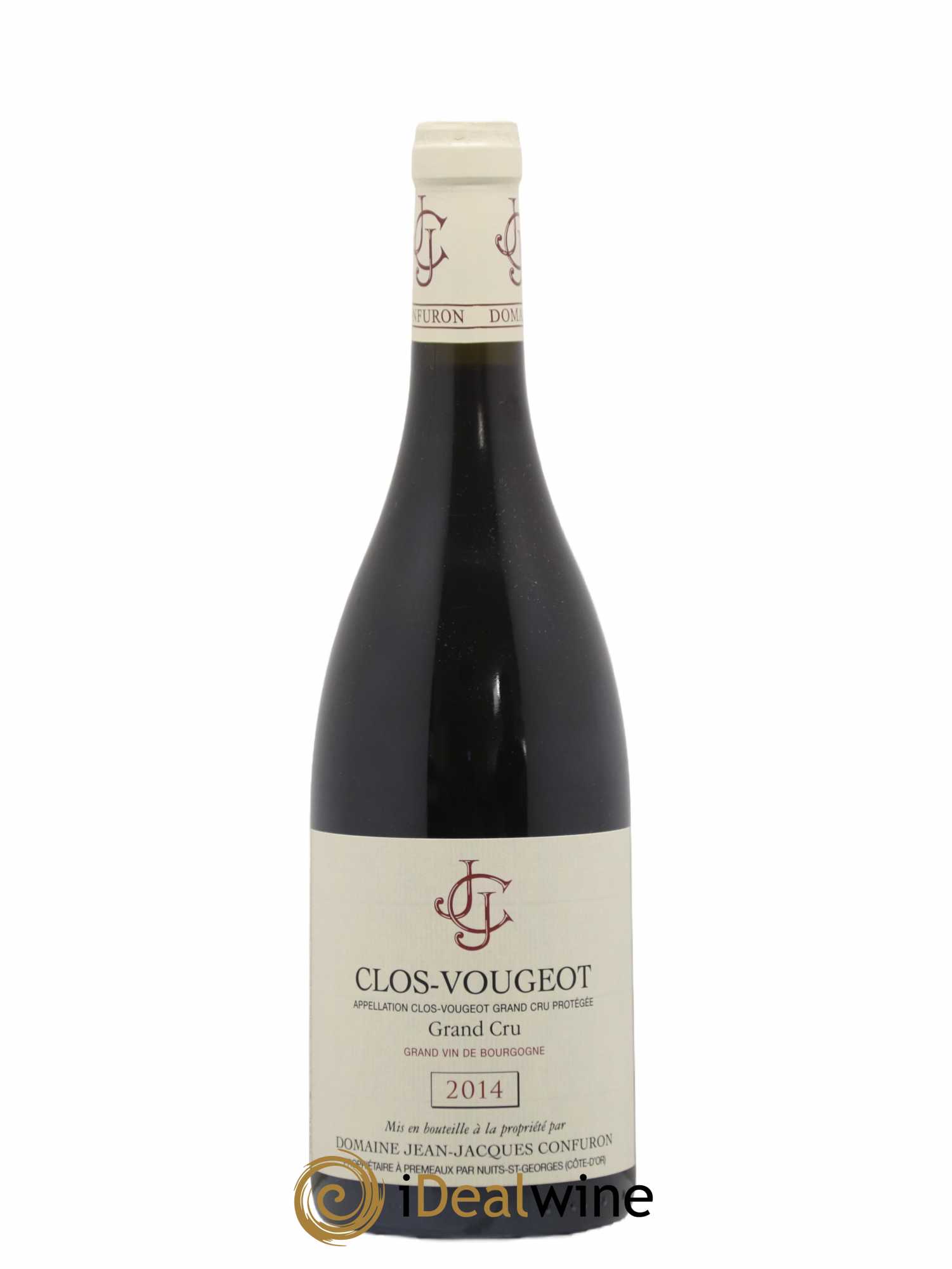 Clos de Vougeot Grand Cru Jean-Jacques Confuron 2014 - Lot de 1 bouteille - 0