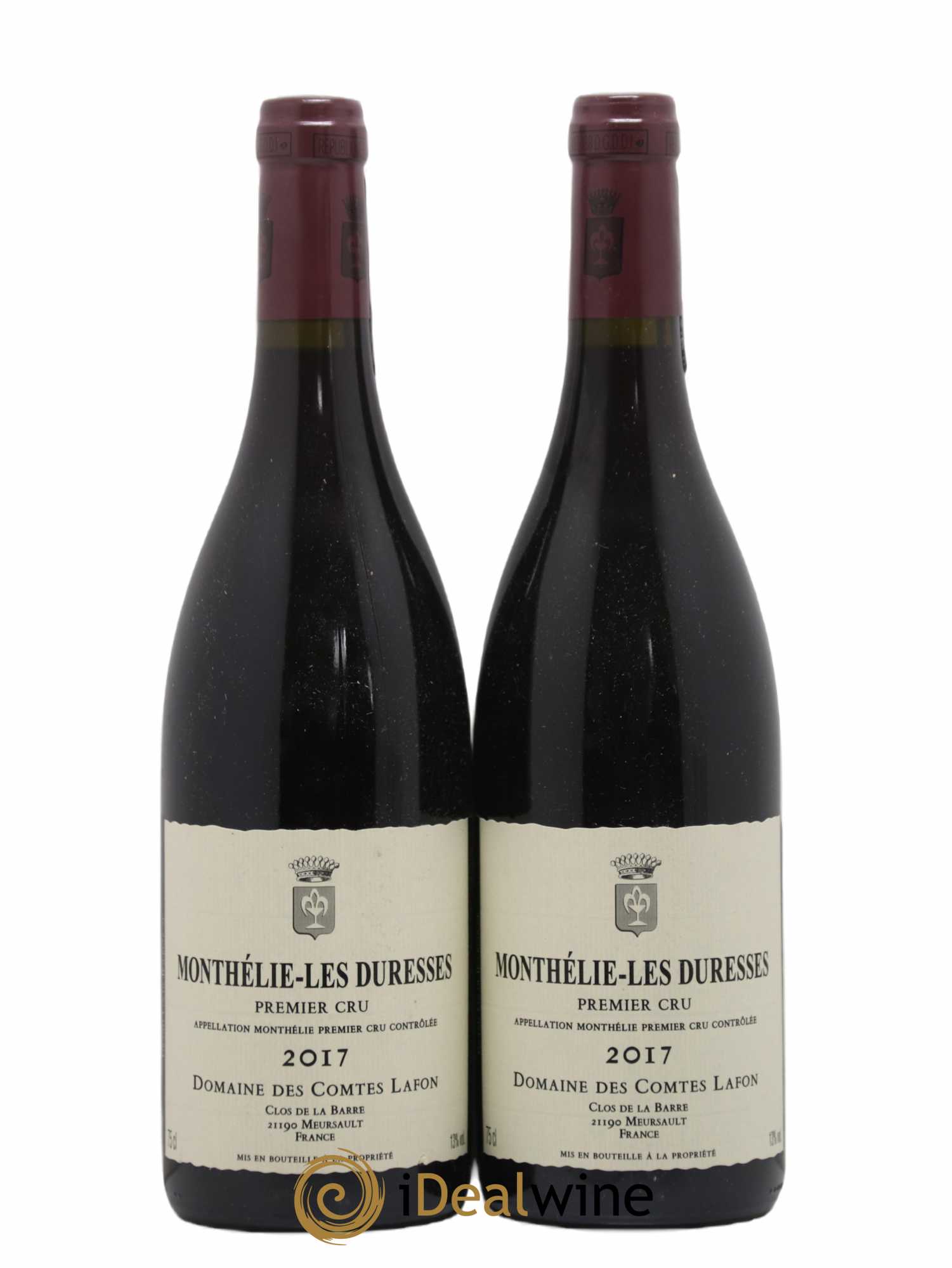 Monthélie 1er Cru Les Duresses Comtes Lafon (Domaine des) 2017 - Lot de 2 bouteilles - 0