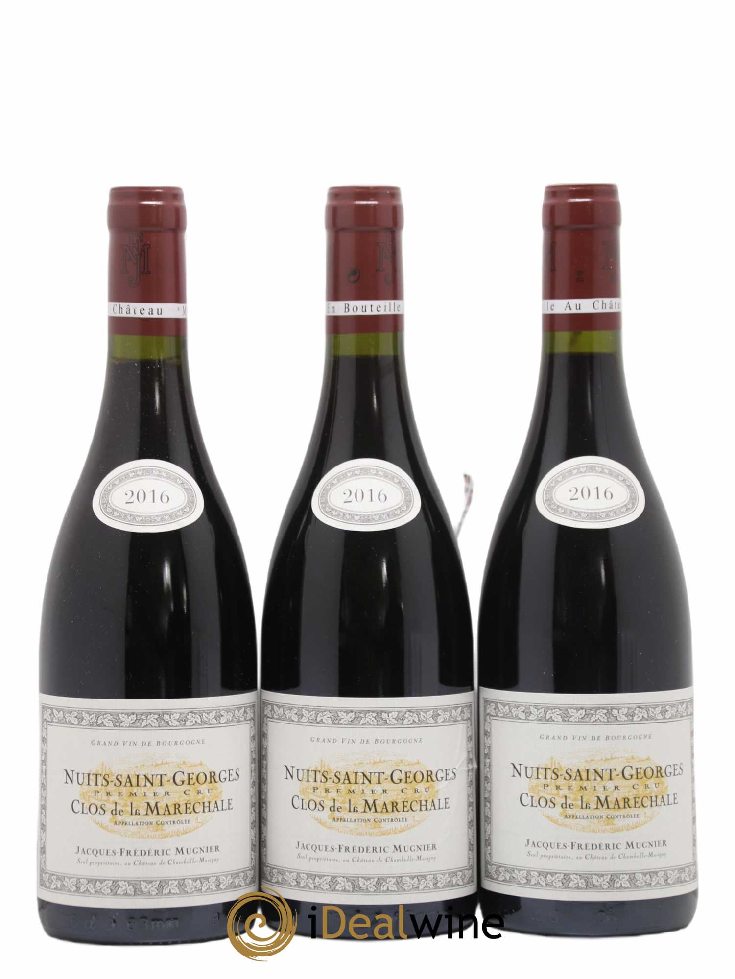Nuits-Saint-Georges 1er Cru Clos de La Maréchale Jacques-Frédéric Mugnier 2016 - Lot de 3 bouteilles - 0