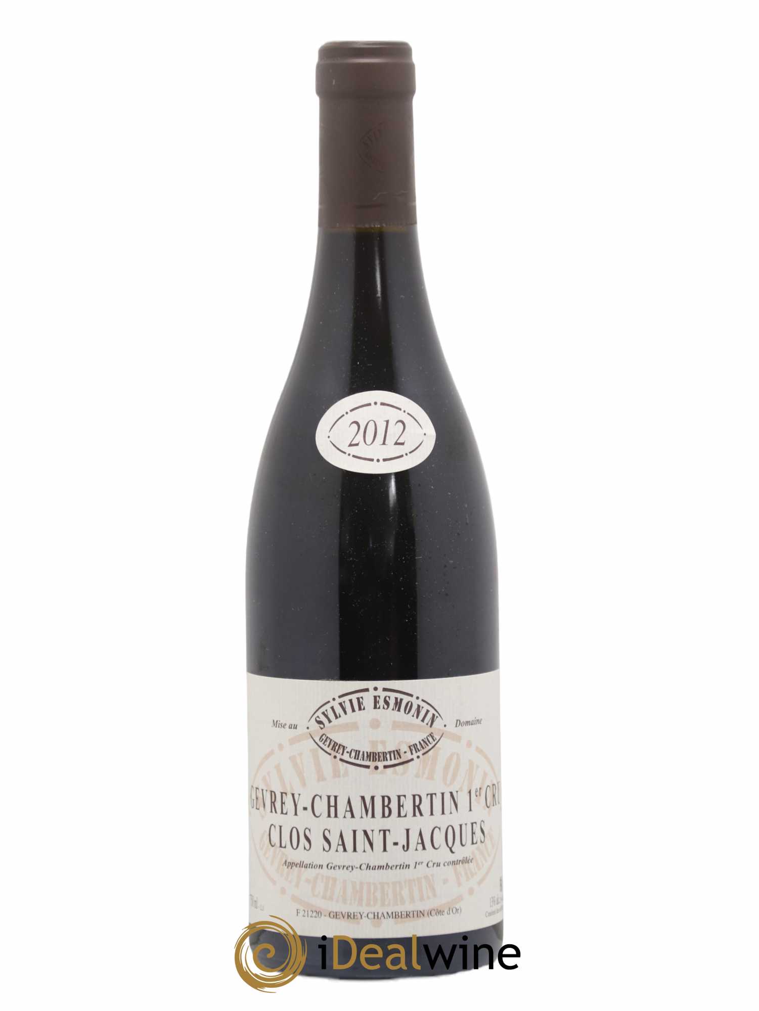Gevrey-Chambertin 1er Cru Clos Saint Jacques Sylvie Esmonin 2012 - Lot de 1 bouteille - 0