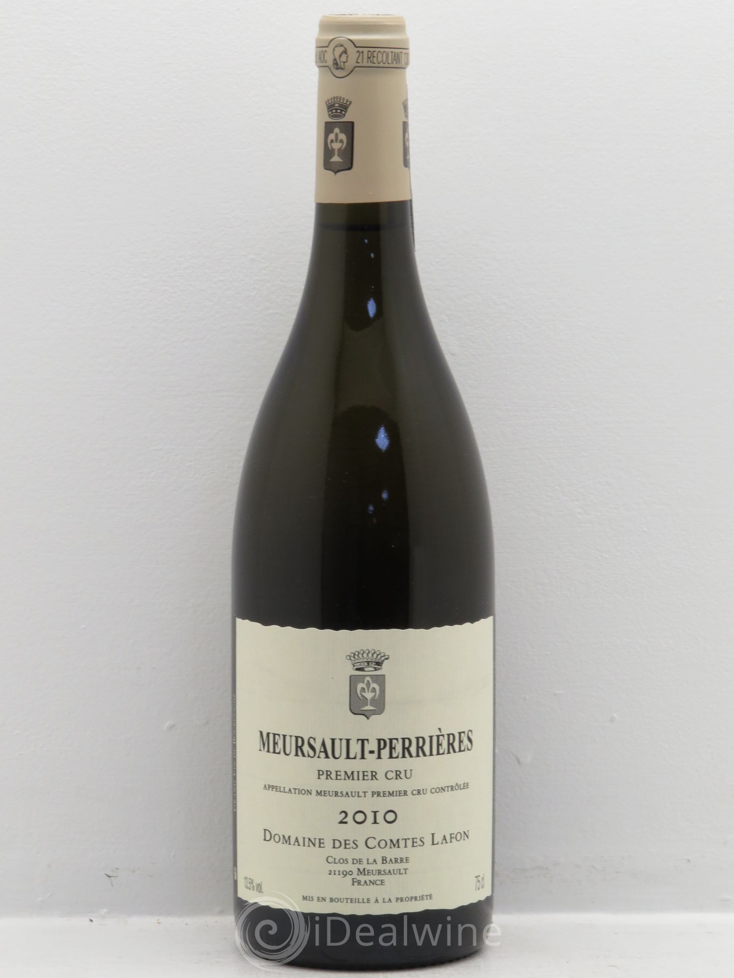 Meursault 1er Cru Perrières Comtes Lafon (Domaine des) 2010 - Lot de 1 bouteille - 0