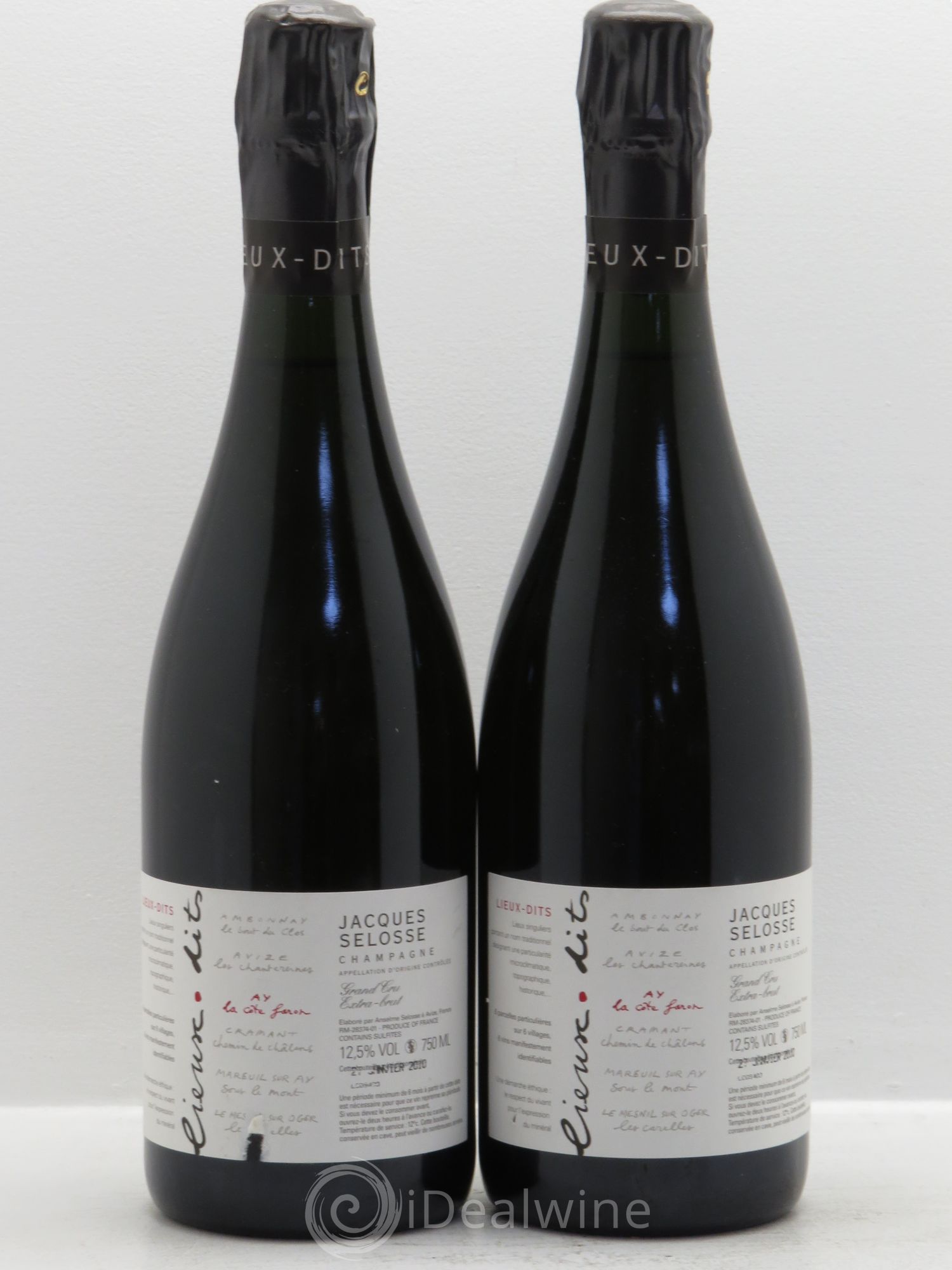 La Côte Faron Blanc de Noirs Grand Cru Extra-Brut Jacques Selosse - Lot de 2 bouteilles - 0