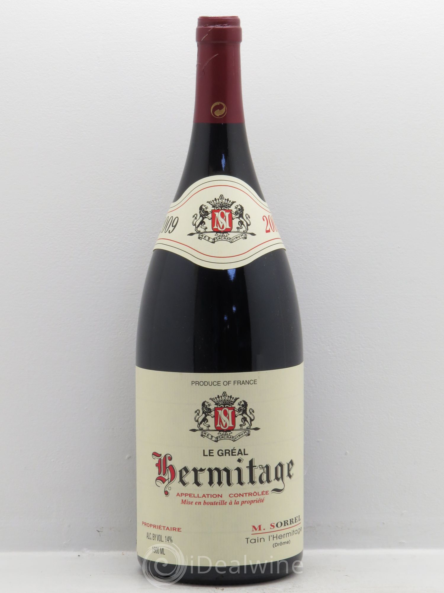 Hermitage Le Gréal Marc Sorrel 2009 - Lot de 1 magnum - 0