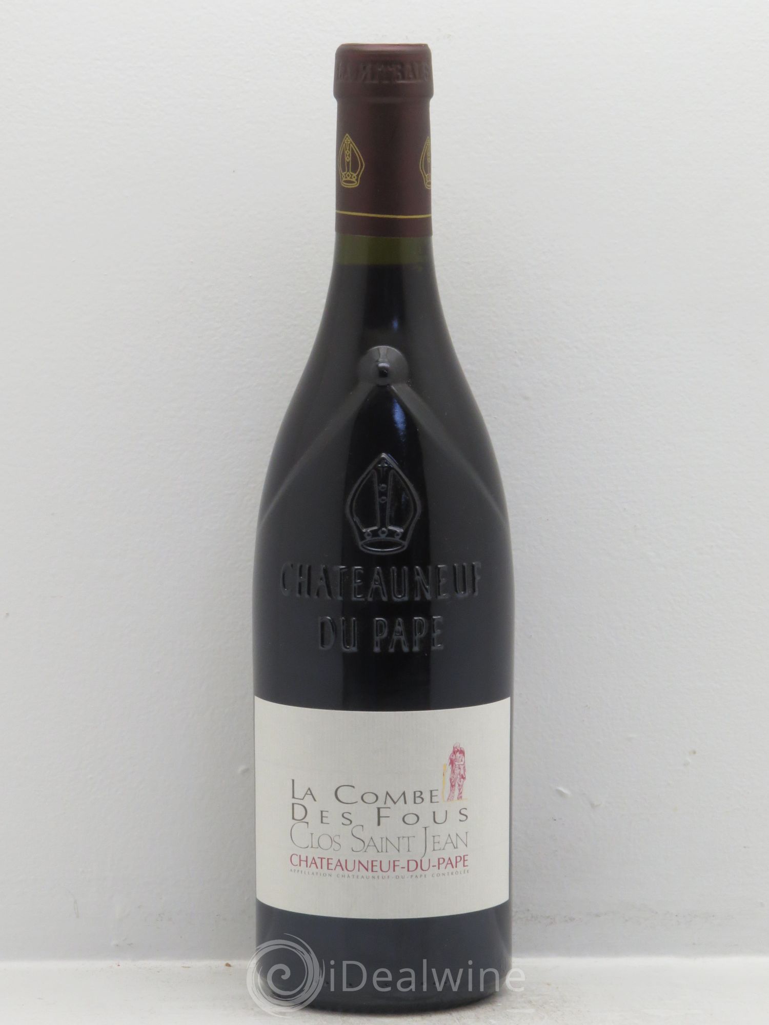 Châteauneuf-du-Pape Clos Saint-Jean La Combe des Fous Pascal et Vincent Maurel (sans prix de réserve) 2010 - Lot de 1 bouteille - 0