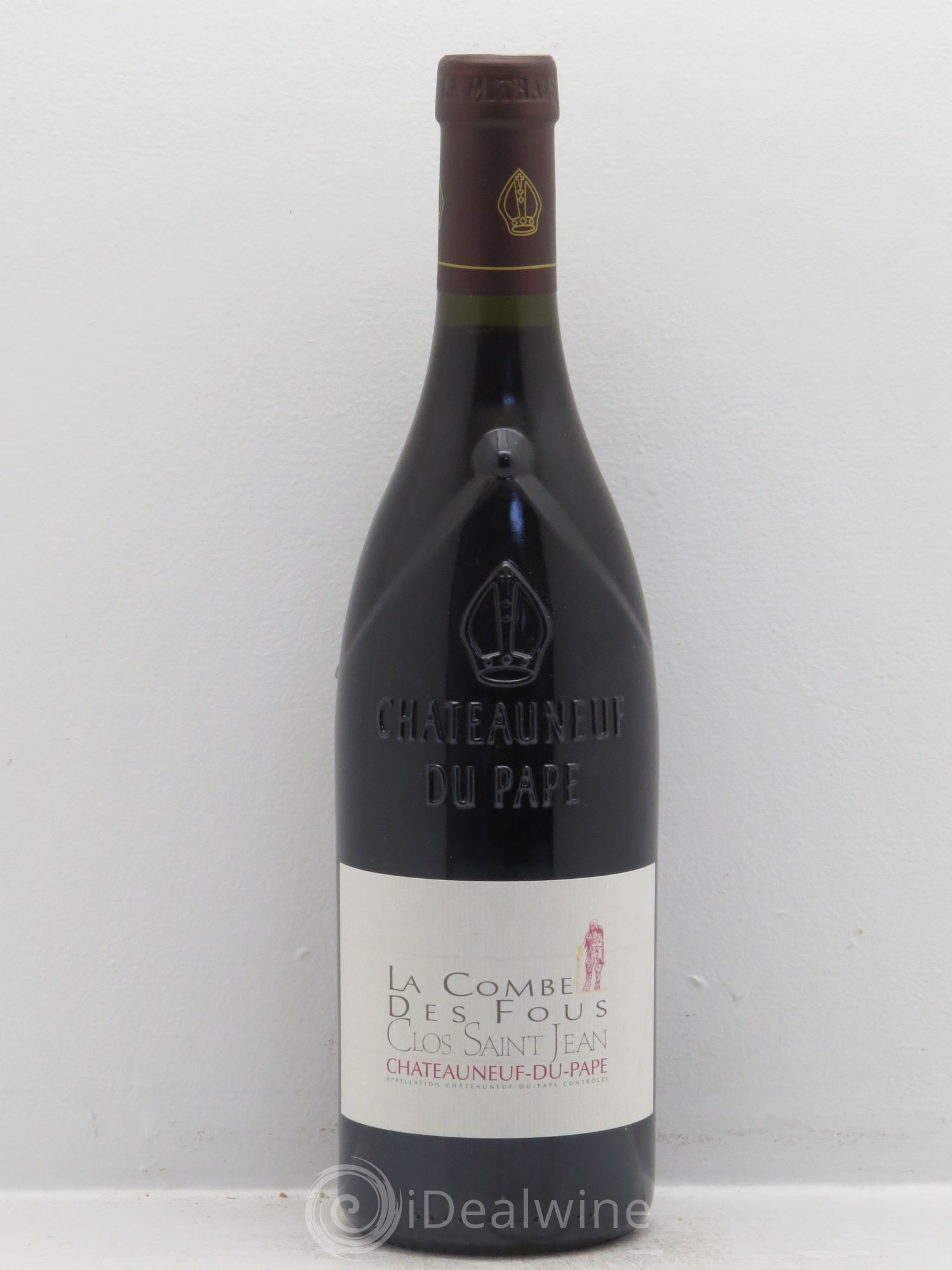 Châteauneuf-du-Pape Clos Saint-Jean La Combe des Fous Pascal et Vincent Maurel (sans prix de réserve) 2010 - Lot de 1 bouteille - 0