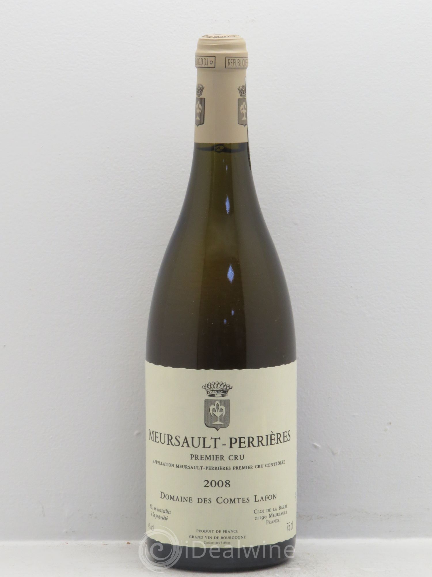 Meursault 1er Cru Perrières Comtes Lafon (Domaine des) (sans prix de réserve) 2008 - Lot de 1 bouteille - 0