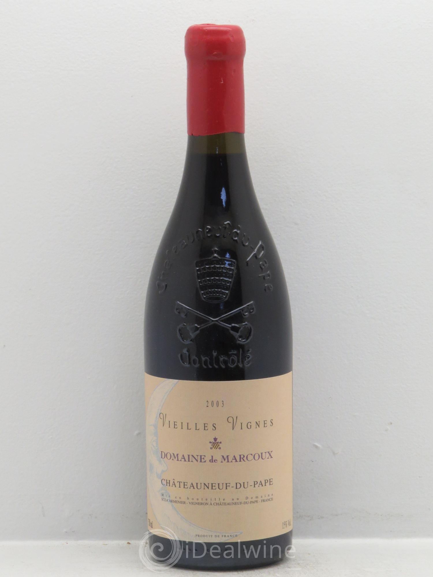 Châteauneuf-du-Pape Vieilles Vignes Marcoux (Domaine de) (sans prix de réserve) 2003 - Lot de 1 bouteille - 0