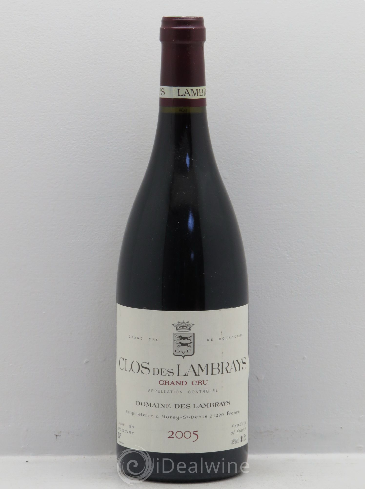 Clos des Lambrays Grand Cru Domaine des Lambrays 2005 - Lot de 1 bouteille - 0