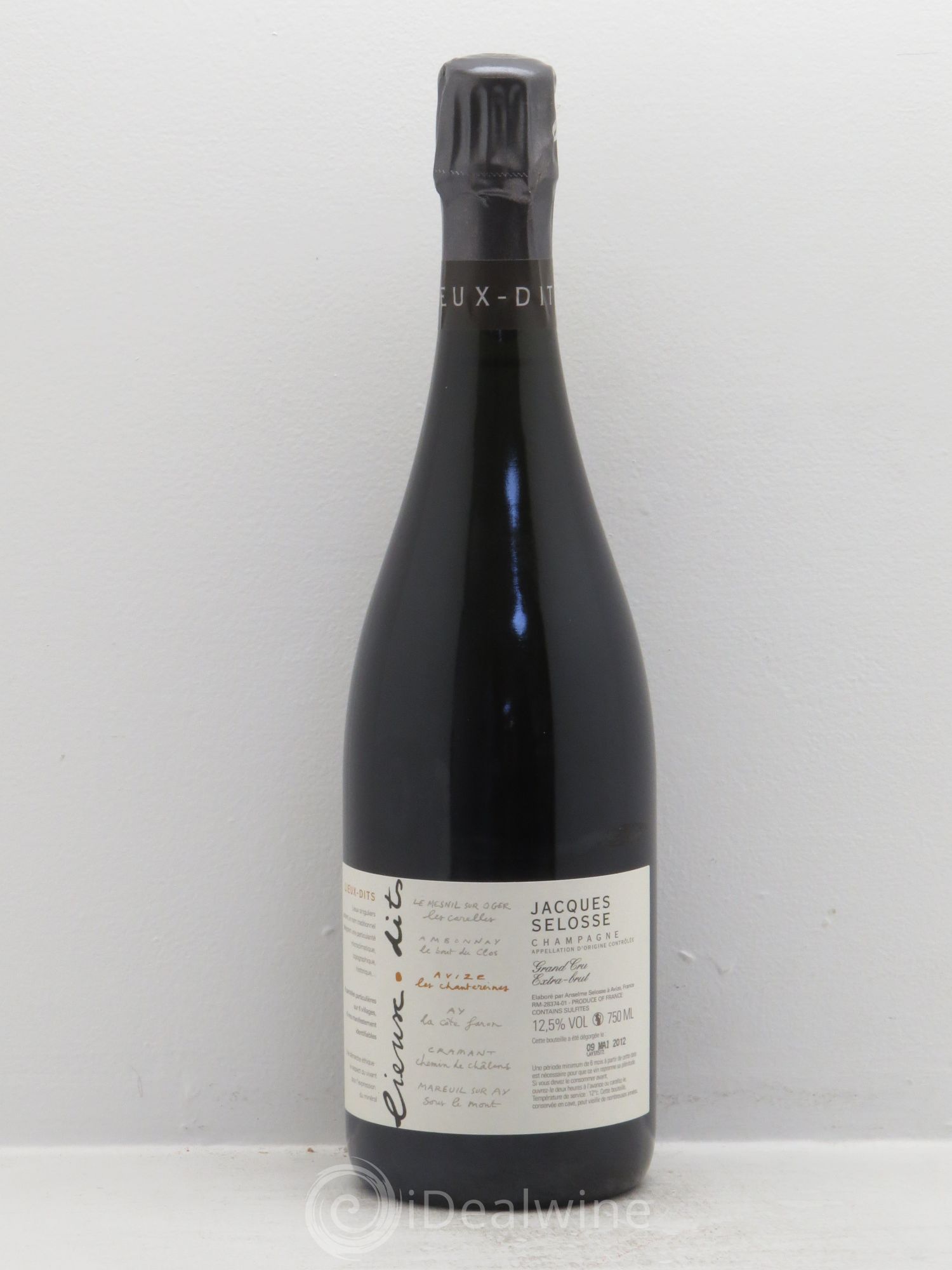 Avize Les Chantereines Grand Cru Extra-Brut Jacques Selosse (sans prix de réserve) - Lot de 1 bouteille - 0