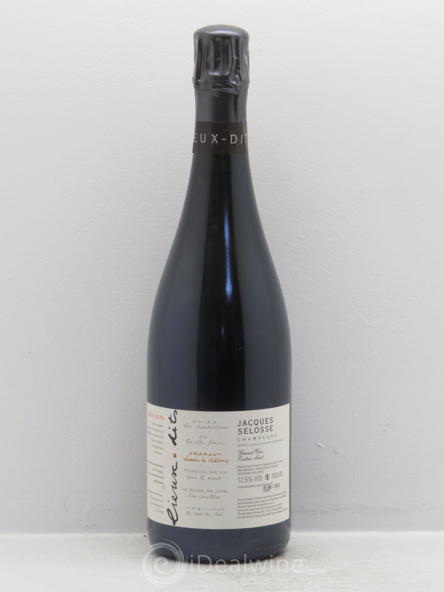 Cramant Chemin de Châlons Grand Cru Extra-Brut Jacques Selosse (sans prix de réserve) - Lot de 1 bouteille - 0