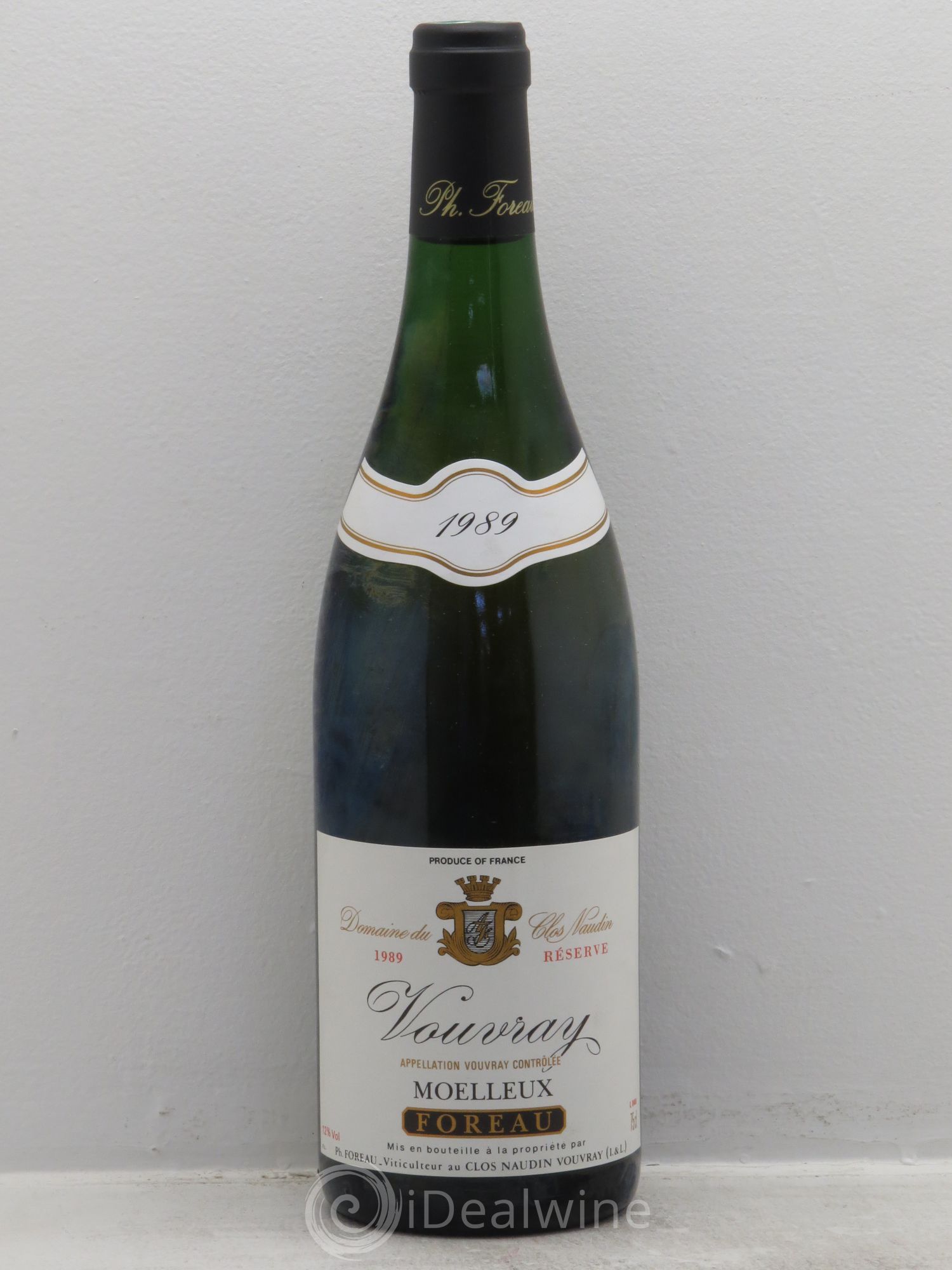 Vouvray Moelleux Réserve Clos Naudin - Philippe Foreau 1989 - Lotto di 1 bottiglia - 0