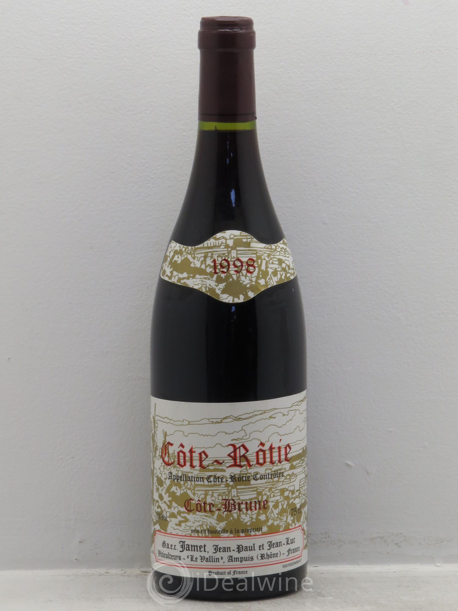 Côte-Rôtie Côte Brune Jamet (Domaine) 1998 - Lot de 1 bouteille - 0