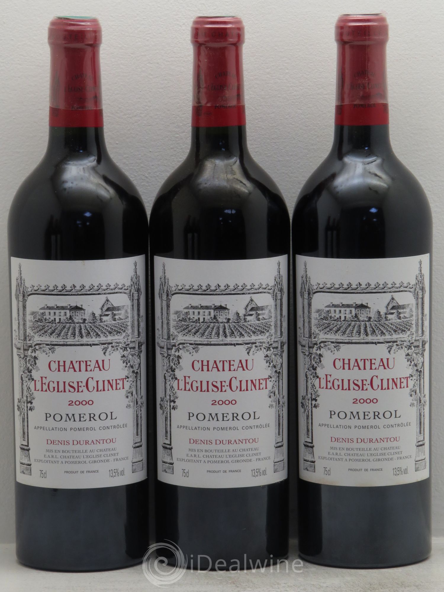 Château l' Église Clinet 2000 - Lot de 6 bouteilles - 1