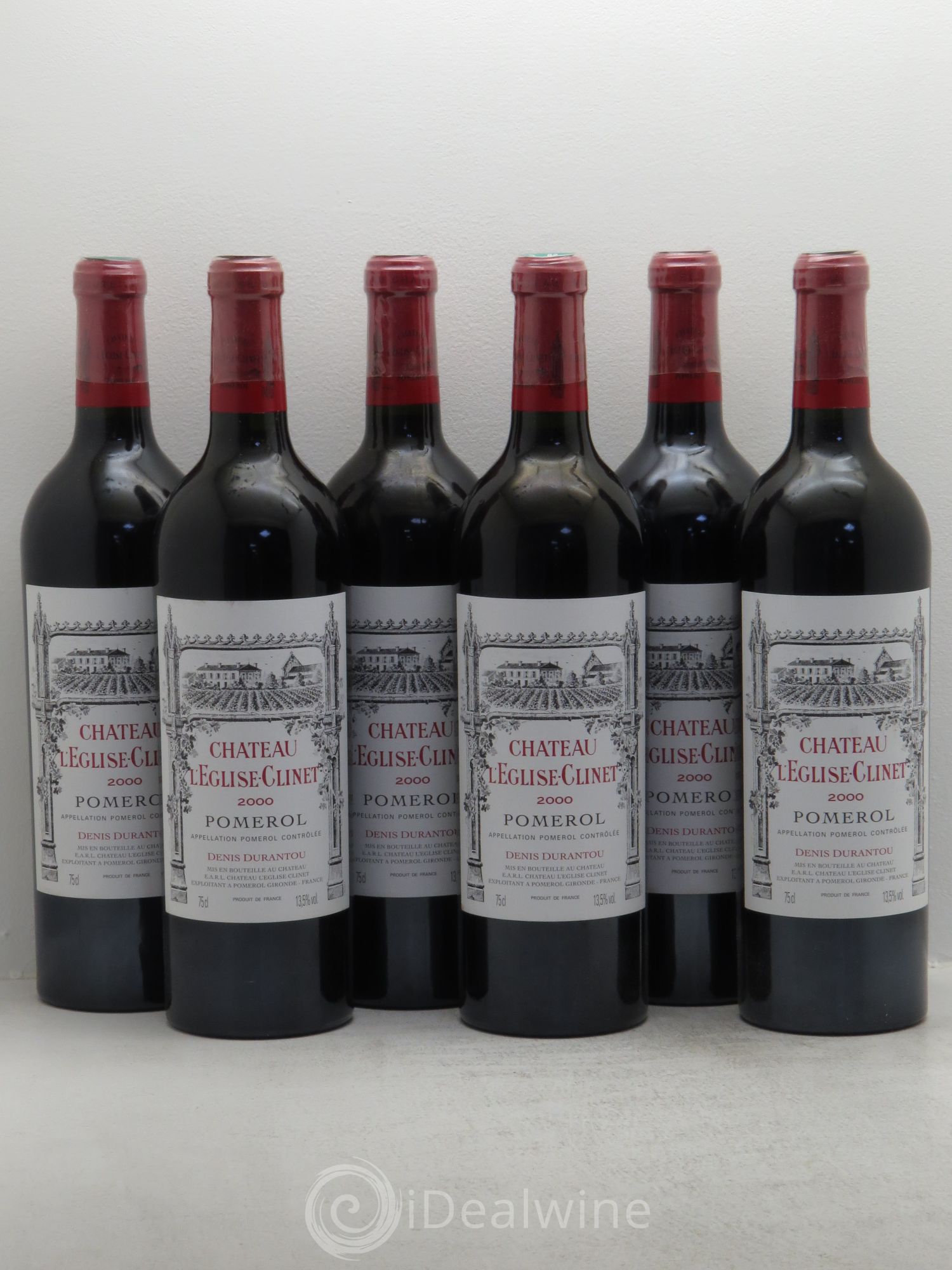Château l' Église Clinet 2000 - Lot de 6 bouteilles - 0