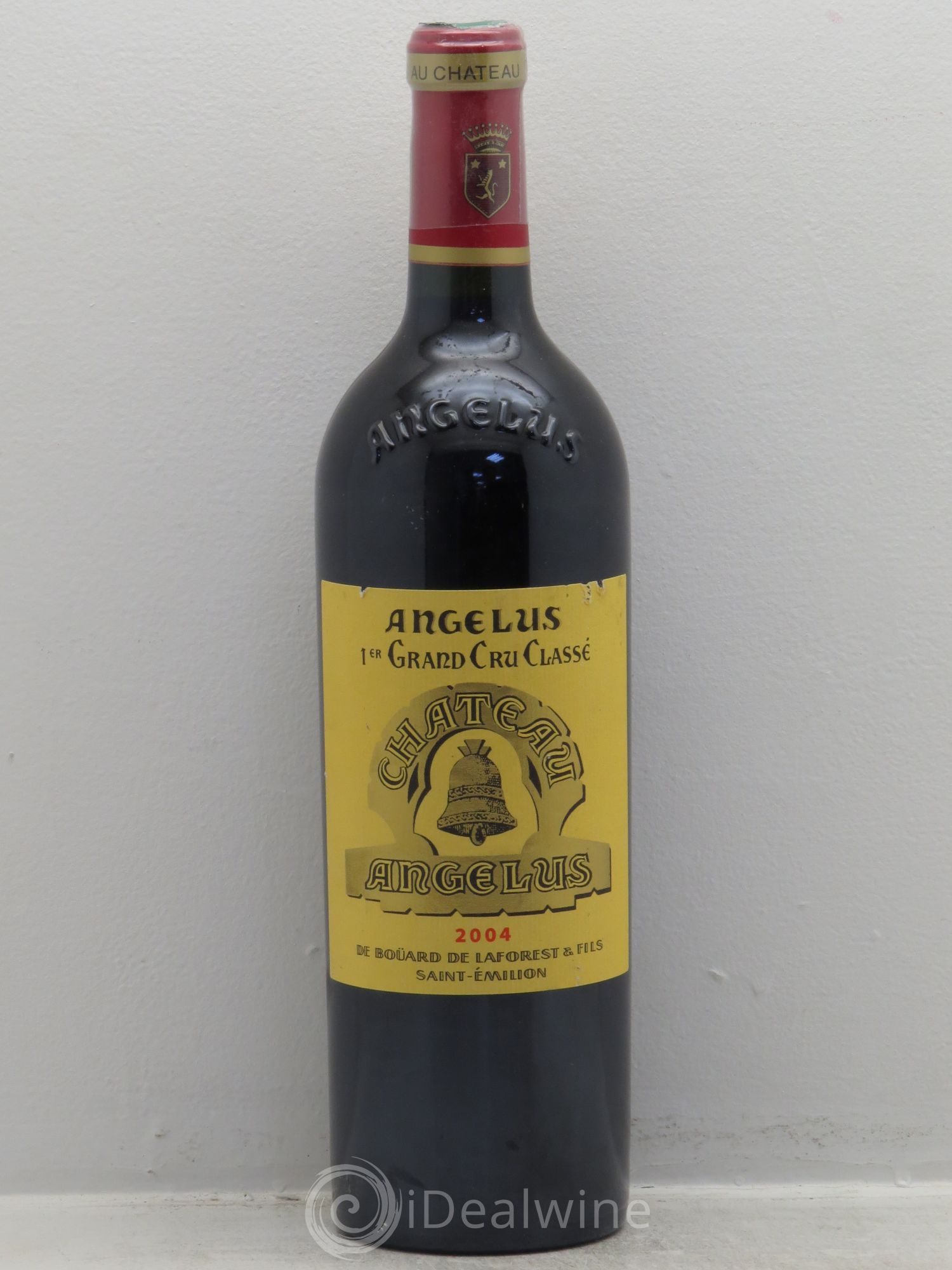 Château Angélus 1er Grand Cru Classé A 2004 - Lot de 1 bouteille - 0