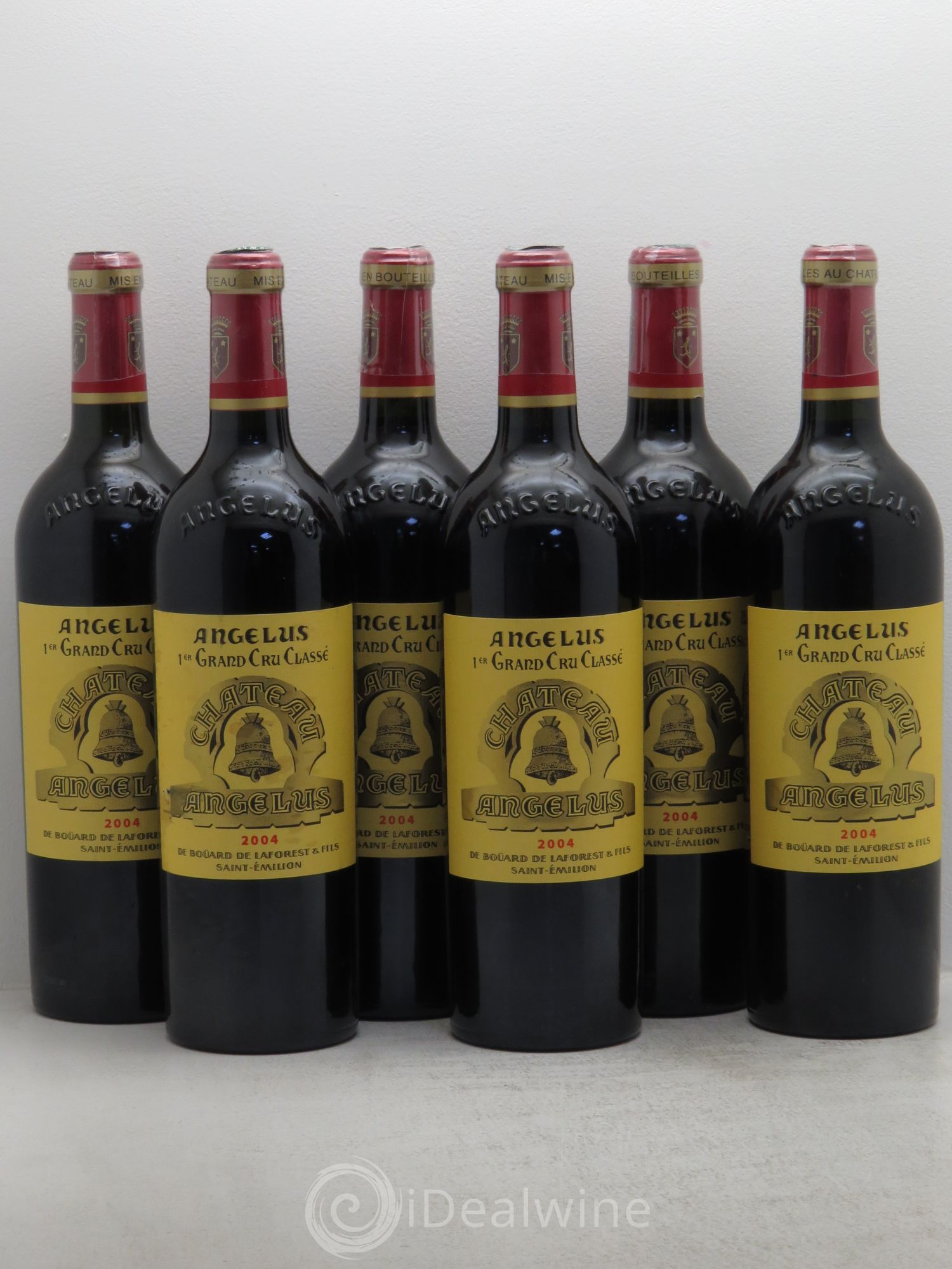 Château Angélus 1er Grand Cru Classé A 2004 - Lot de 6 bouteilles - 0