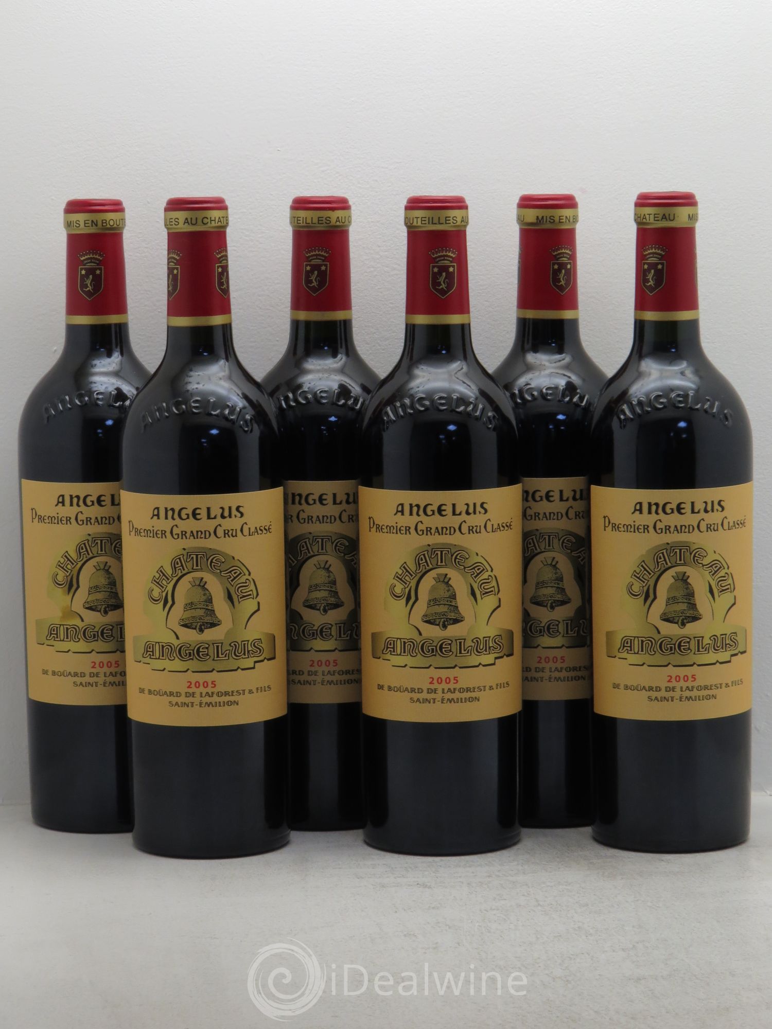Château Angélus 1er Grand Cru Classé A 2005 - Lot de 6 bouteilles - 0