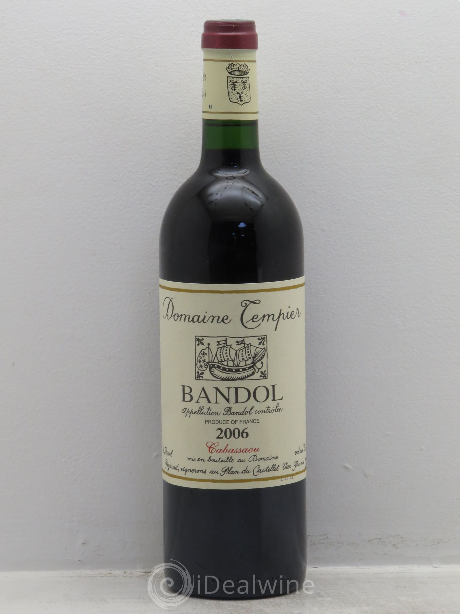 Bandol Domaine Tempier Cuvée Cabassaou Famille Peyraud 2006 - Lot de 1 bouteille - 0
