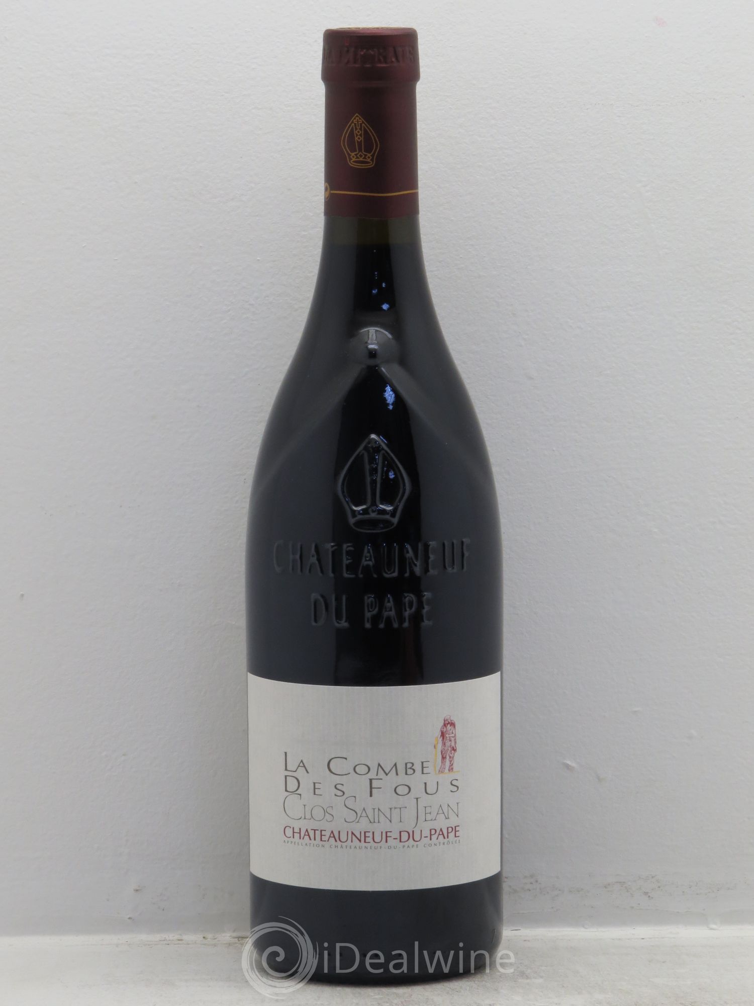 Châteauneuf-du-Pape Clos Saint-Jean La Combe des Fous Pascal et Vincent Maurel 2006 - Lot de 1 bouteille - 0