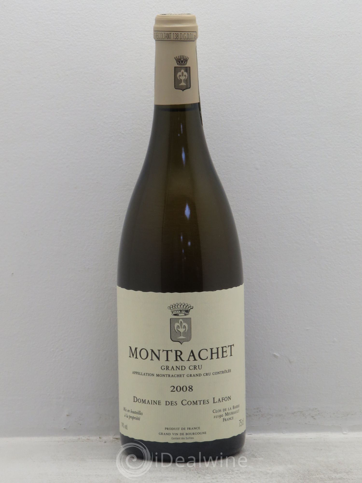 Montrachet Grand Cru Comtes Lafon (Domaine des) 2008 - Lot de 1 bouteille - 0