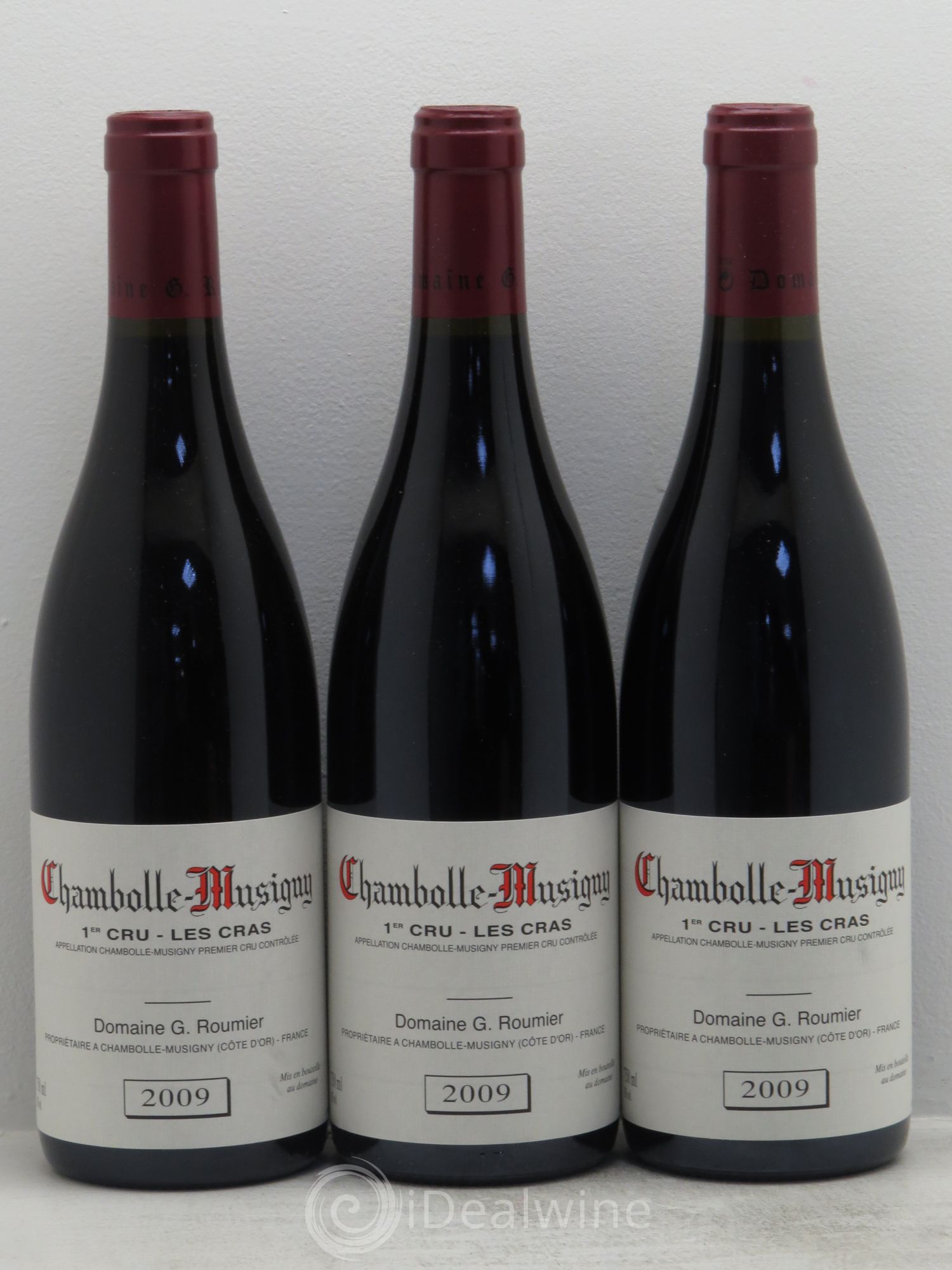 Chambolle-Musigny 1er Cru Les Cras Georges Roumier (Domaine) 2009 - Lot de 3 bouteilles - 0