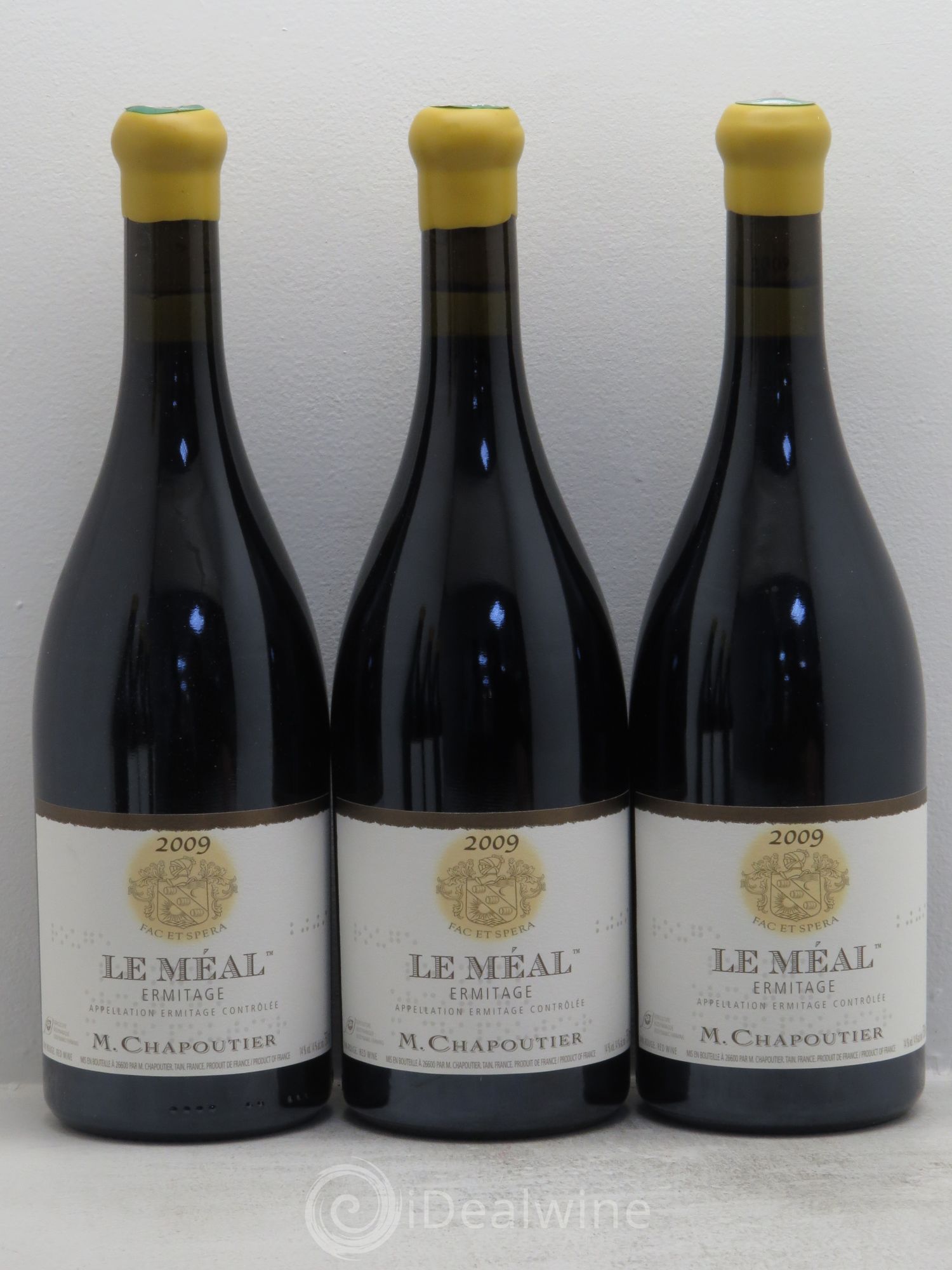 Hermitage Ermitage Le Méal Chapoutier 2009 - Lot de 6 bouteilles - 1