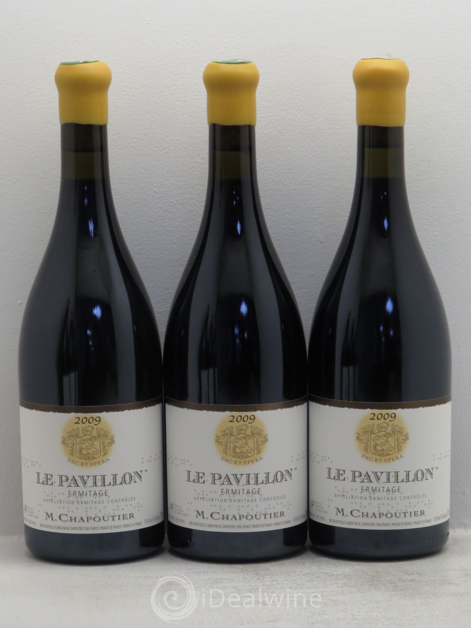 Hermitage Ermitage Le Pavillon Chapoutier 2009 - Lot de 6 bouteilles - 1