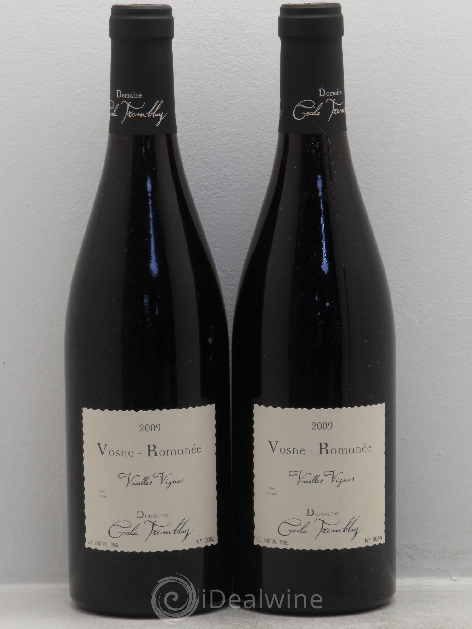 Vosne-Romanée Vieilles Vignes Cécile Tremblay 2009 - Lot de 2 bouteilles - 0