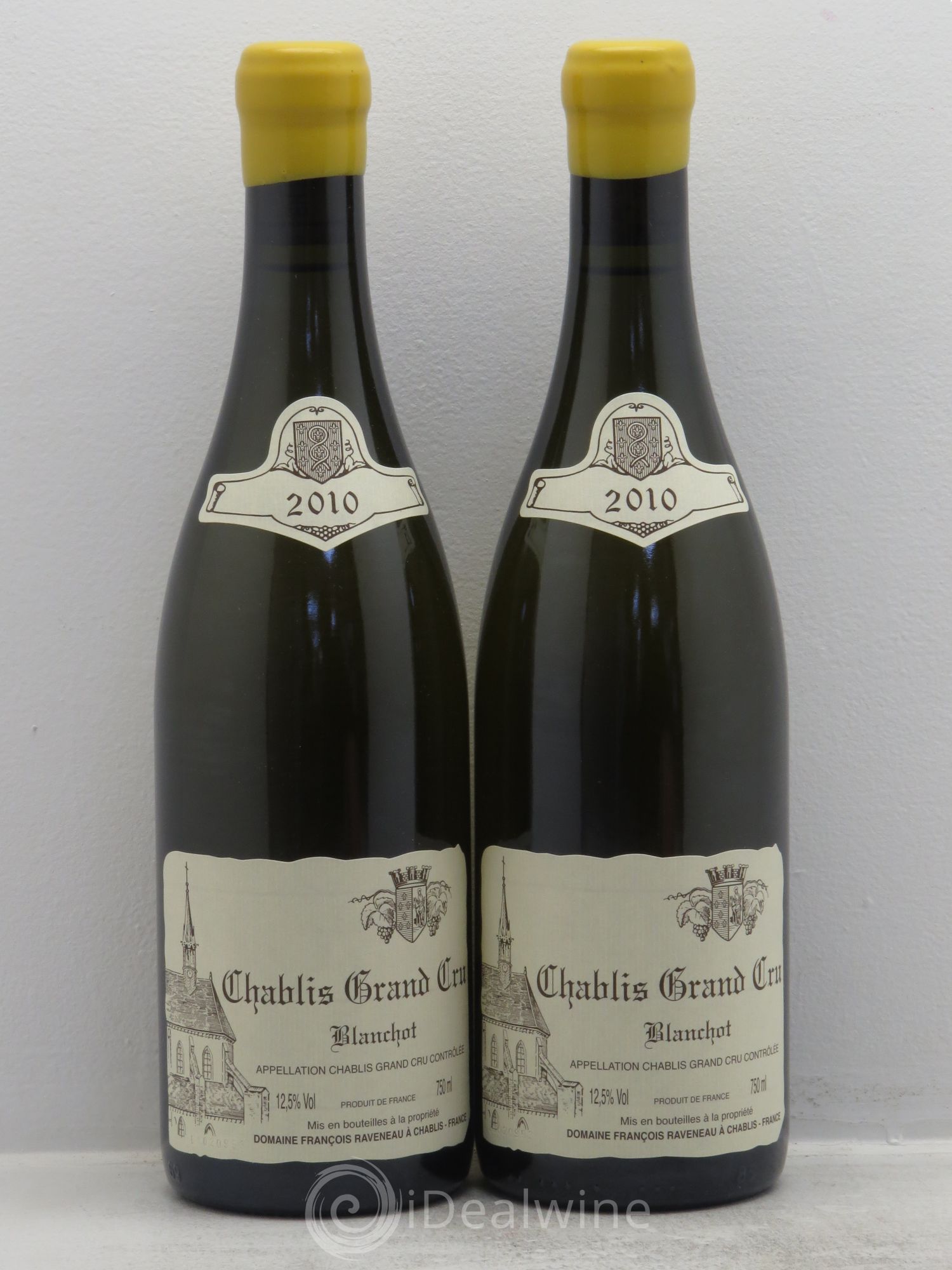 Chablis Grand Cru Blanchot Raveneau (Domaine) 2010 - Lot de 2 bouteilles - 0