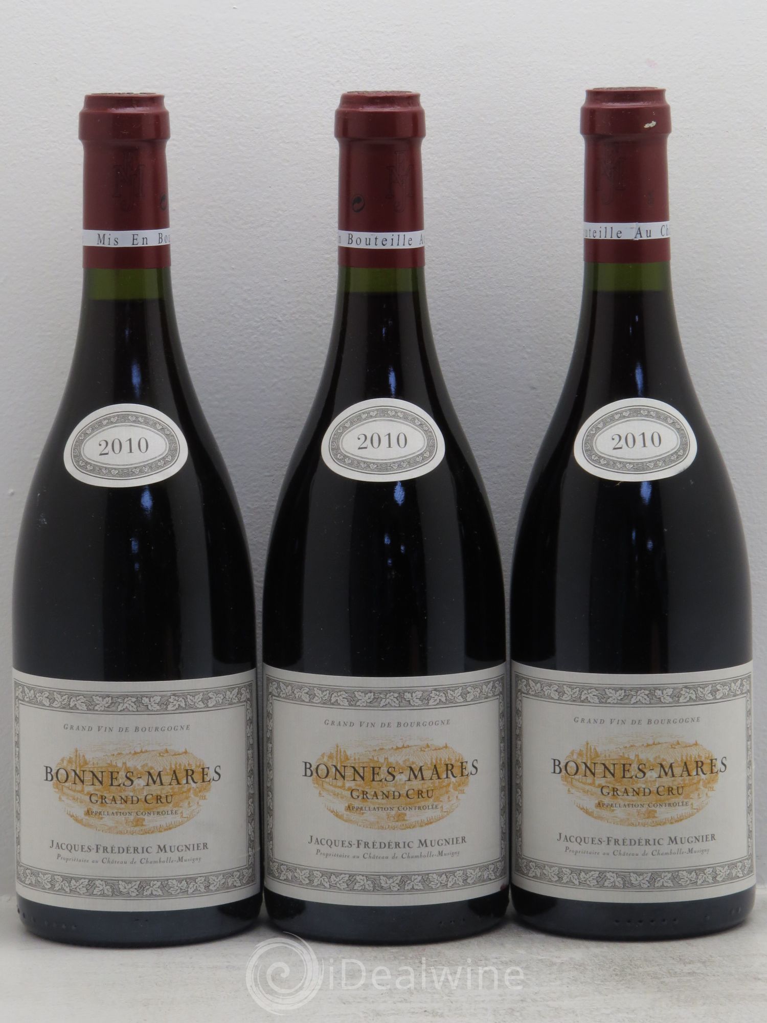 Bonnes-Mares Grand Cru Jacques-Frédéric Mugnier 2010 - Lot de 3 bouteilles - 0