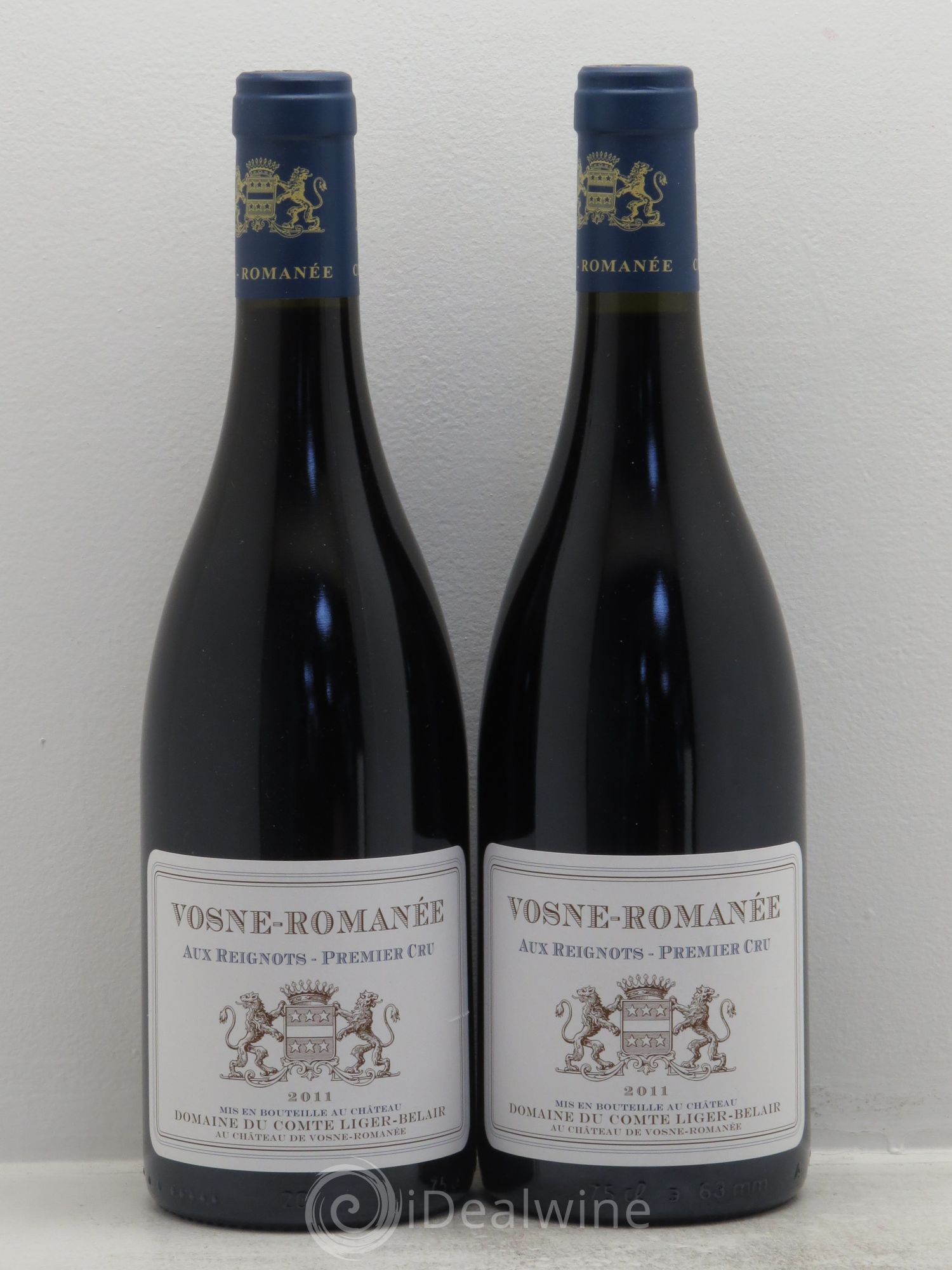 Vosne-Romanée 1er Cru Aux Reignots Ch. de Vosne-Romanée Comte Liger-Belair (Domaine du) 2011 - Lot de 2 bouteilles - 0