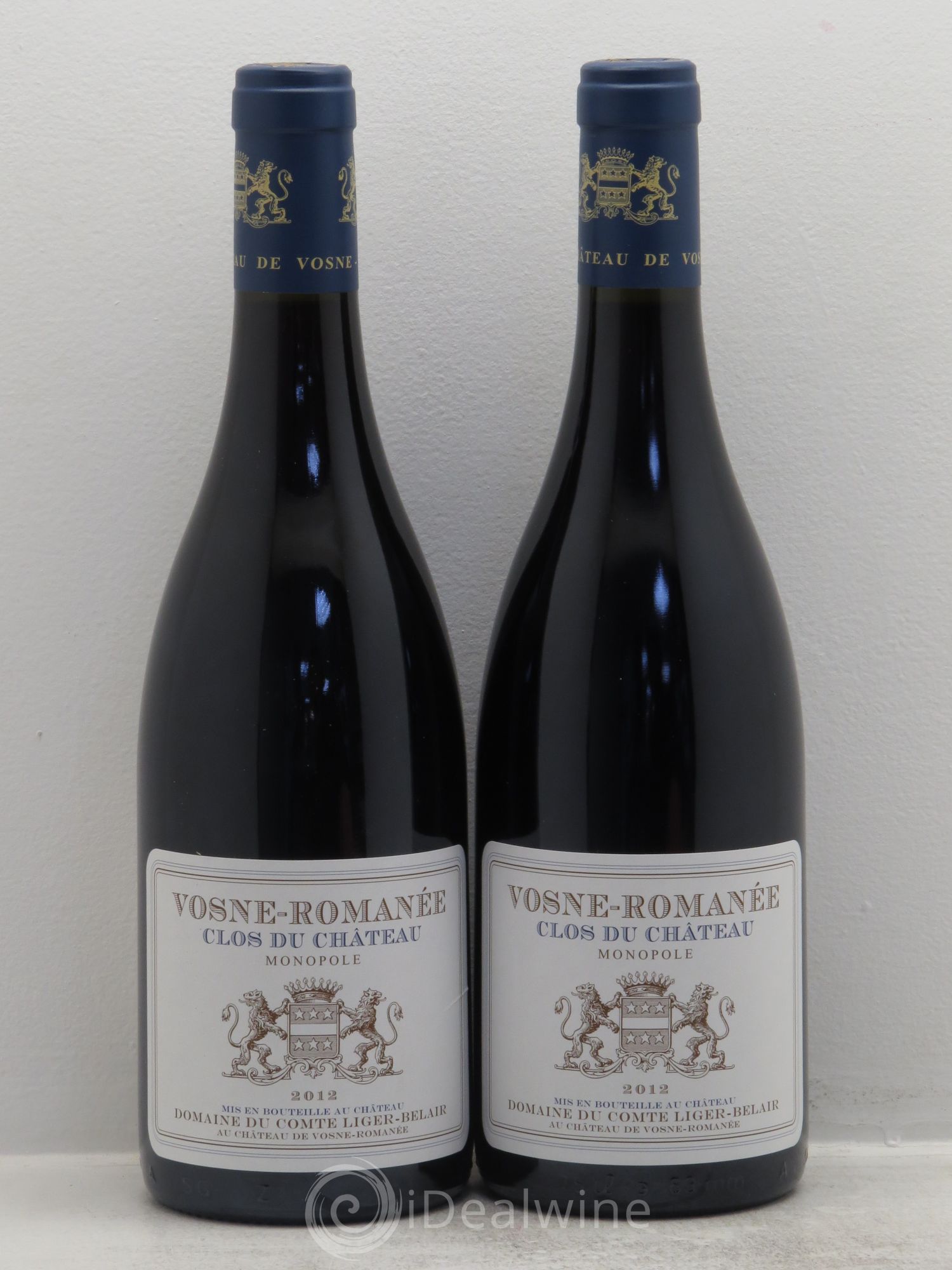 Vosne-Romanée Clos du Château Comte Liger-Belair (Domaine du) 2012 - Lot de 2 bouteilles - 0