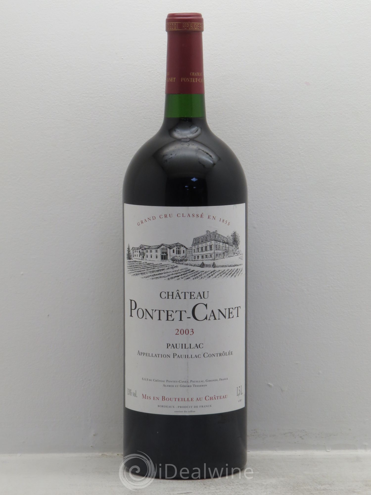 Château Pontet Canet 5ème Grand Cru Classé 2003 - Lot de 1 magnum - 0